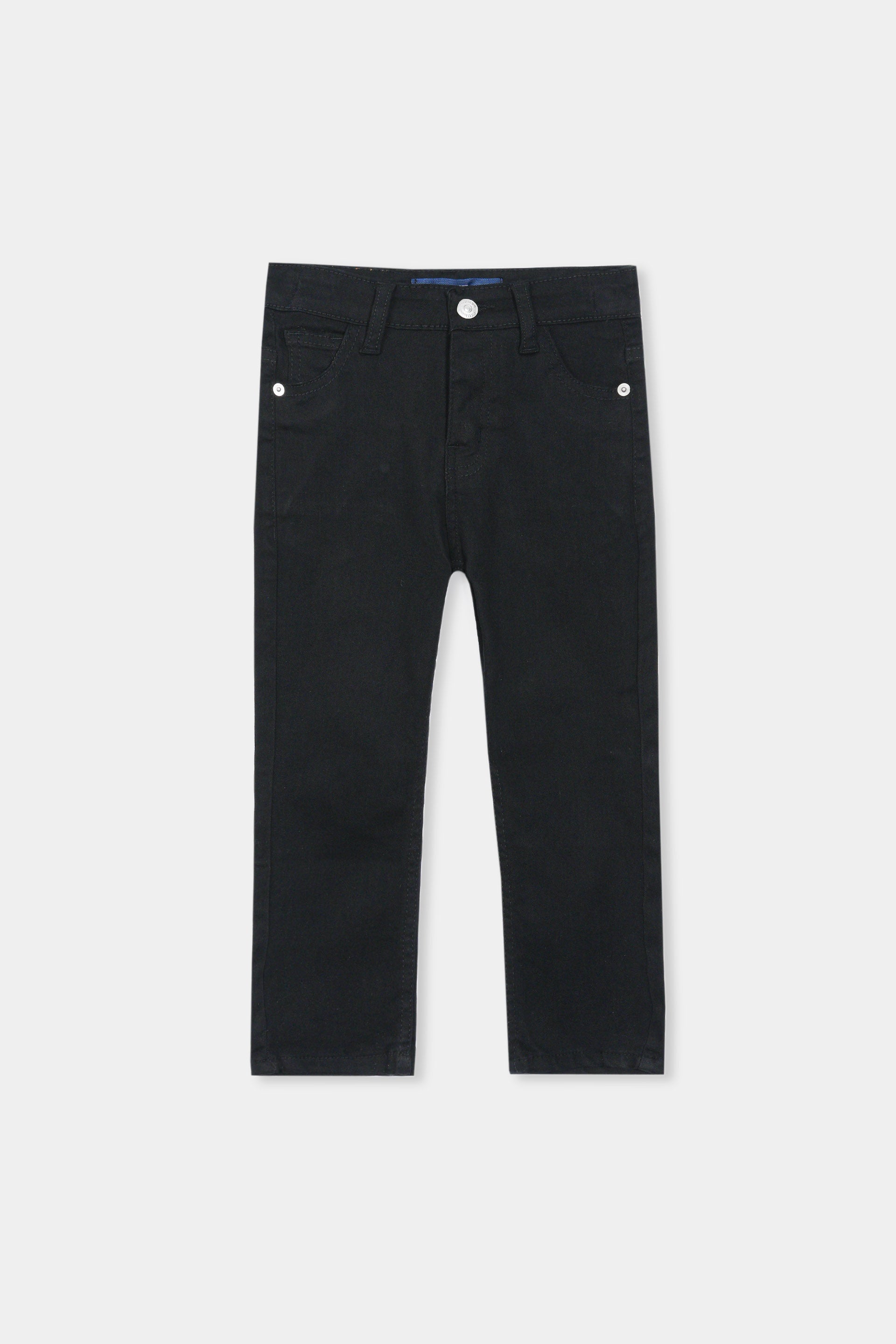 Jet Black Premium Jeans for Boys, soft comfortable stretch fabric.