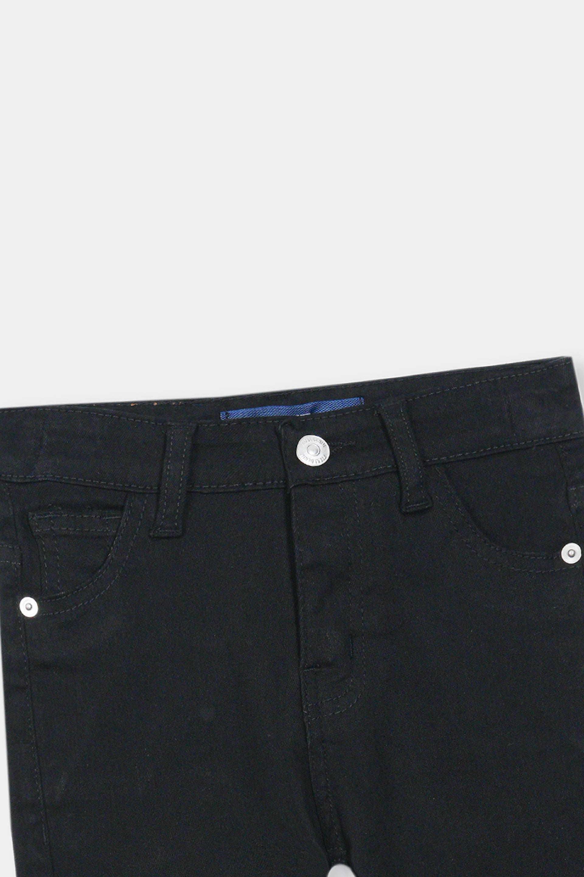 Jet Black Premium Jeans for Boys, soft comfortable stretch fabric.