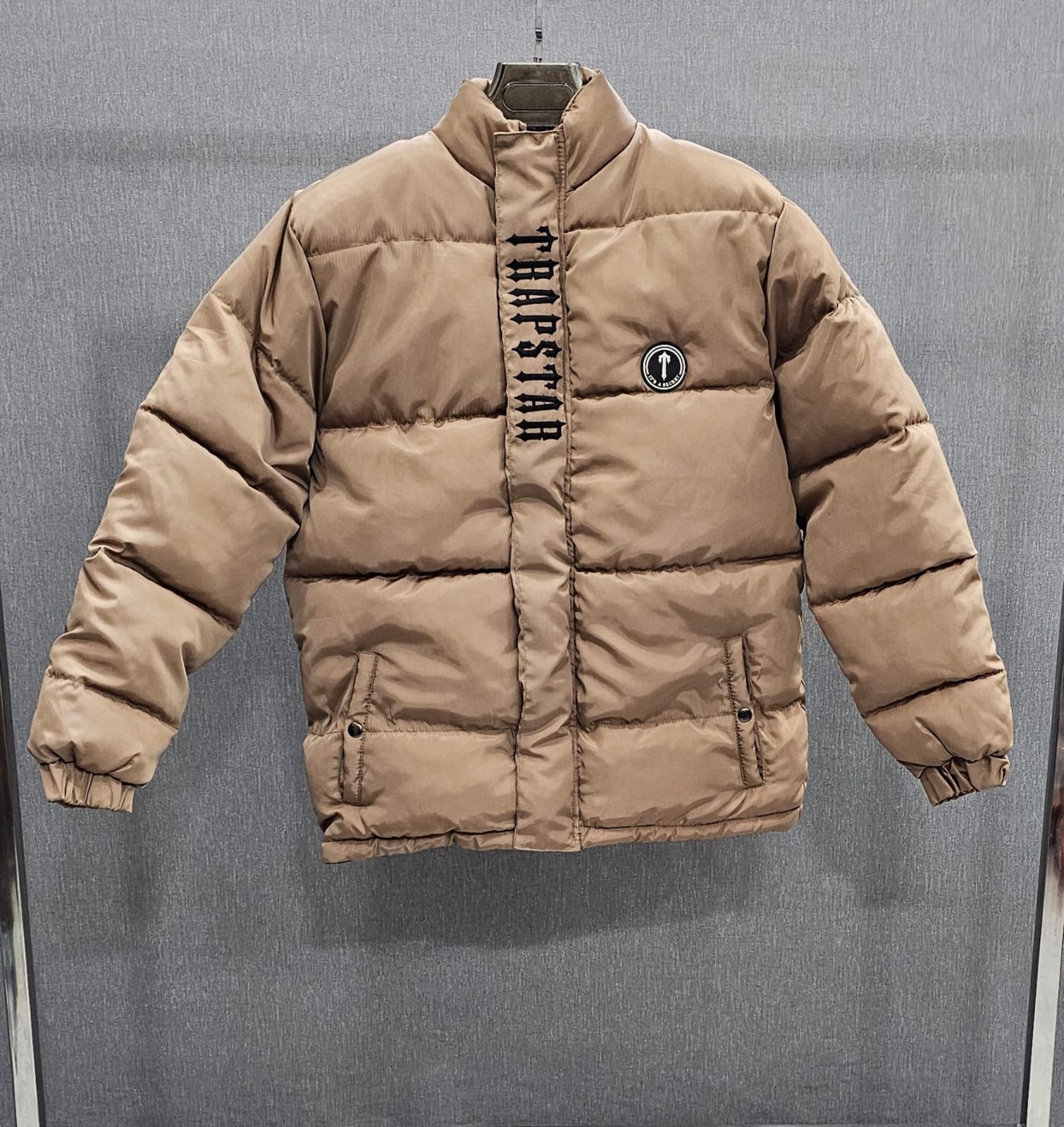 Khakhi Mens Winter Jackets Wind breaker Puffer imported fabric