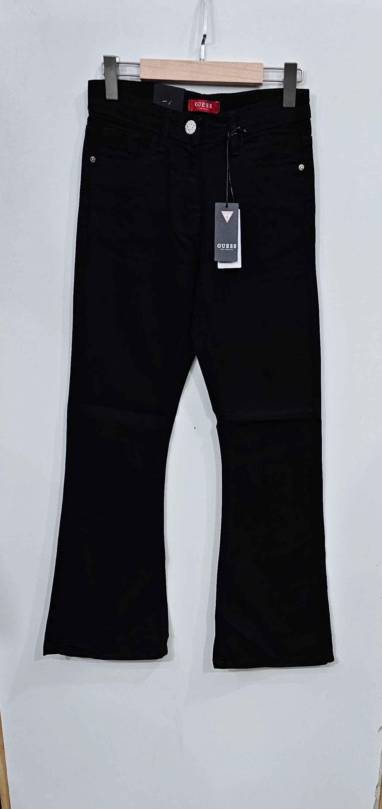 Black  Bell Bottom stretch Ladies Jeans