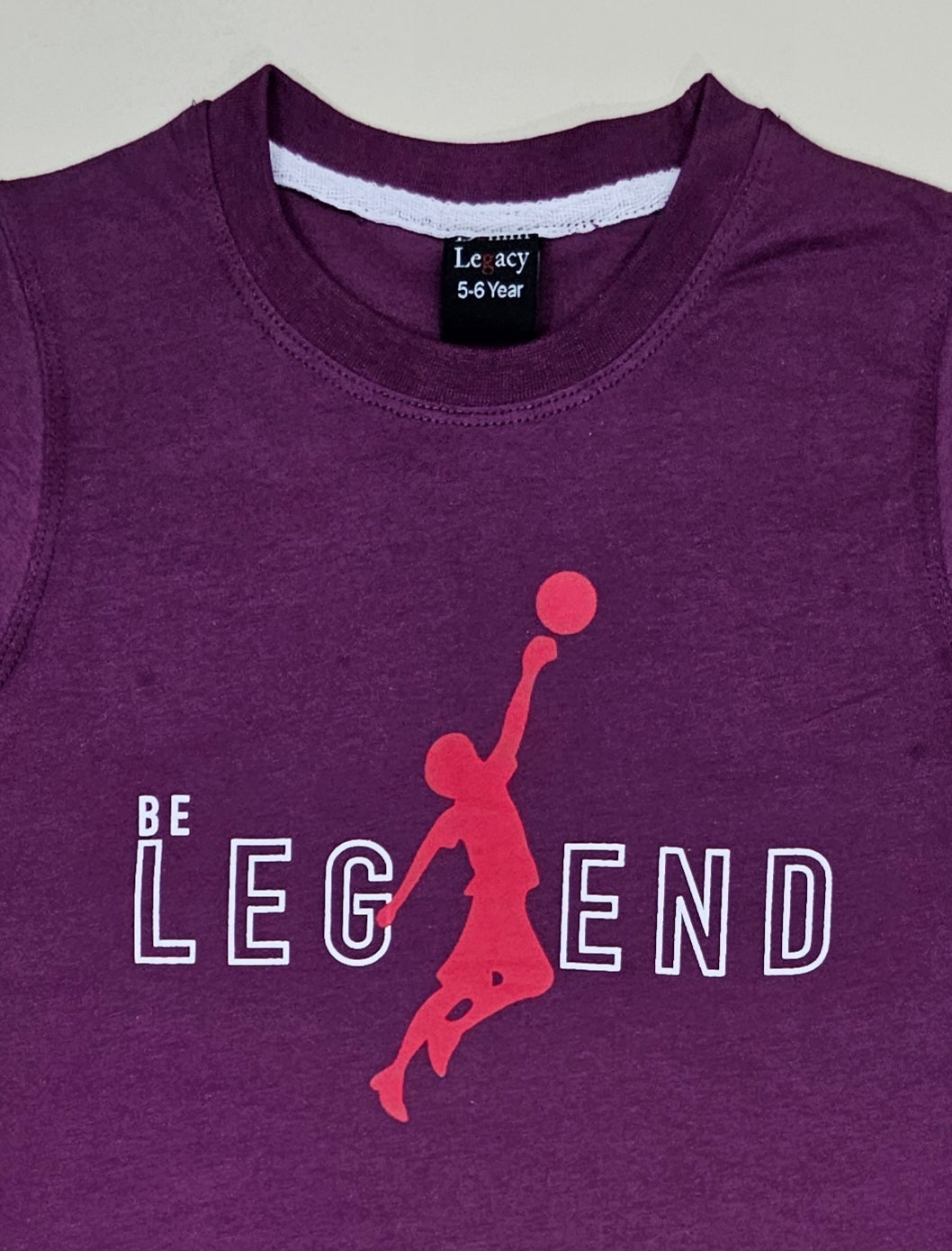 Boys Fashion T-shirts cotton jersey, Burgandy colour with contrast fabric.