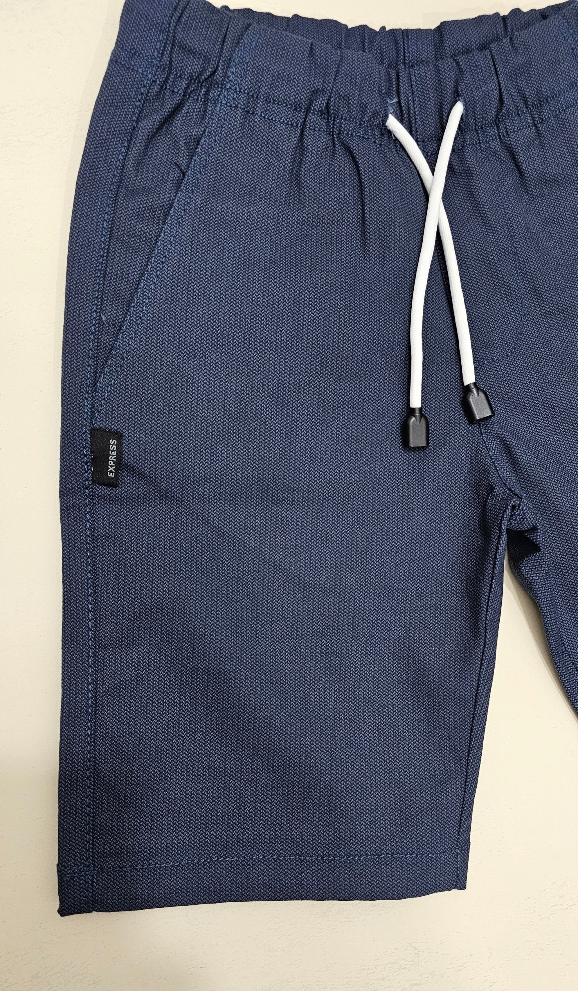 Boys printed Shorts, Cotton Stretch Fabric, Navy Blue colour.