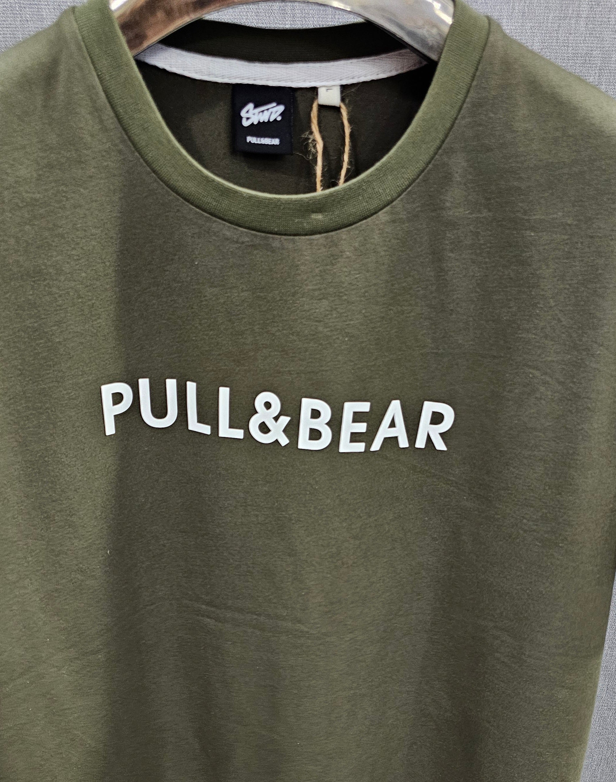 Mens Lecra Cotton Jersey Tshirt, Olive Green colour.