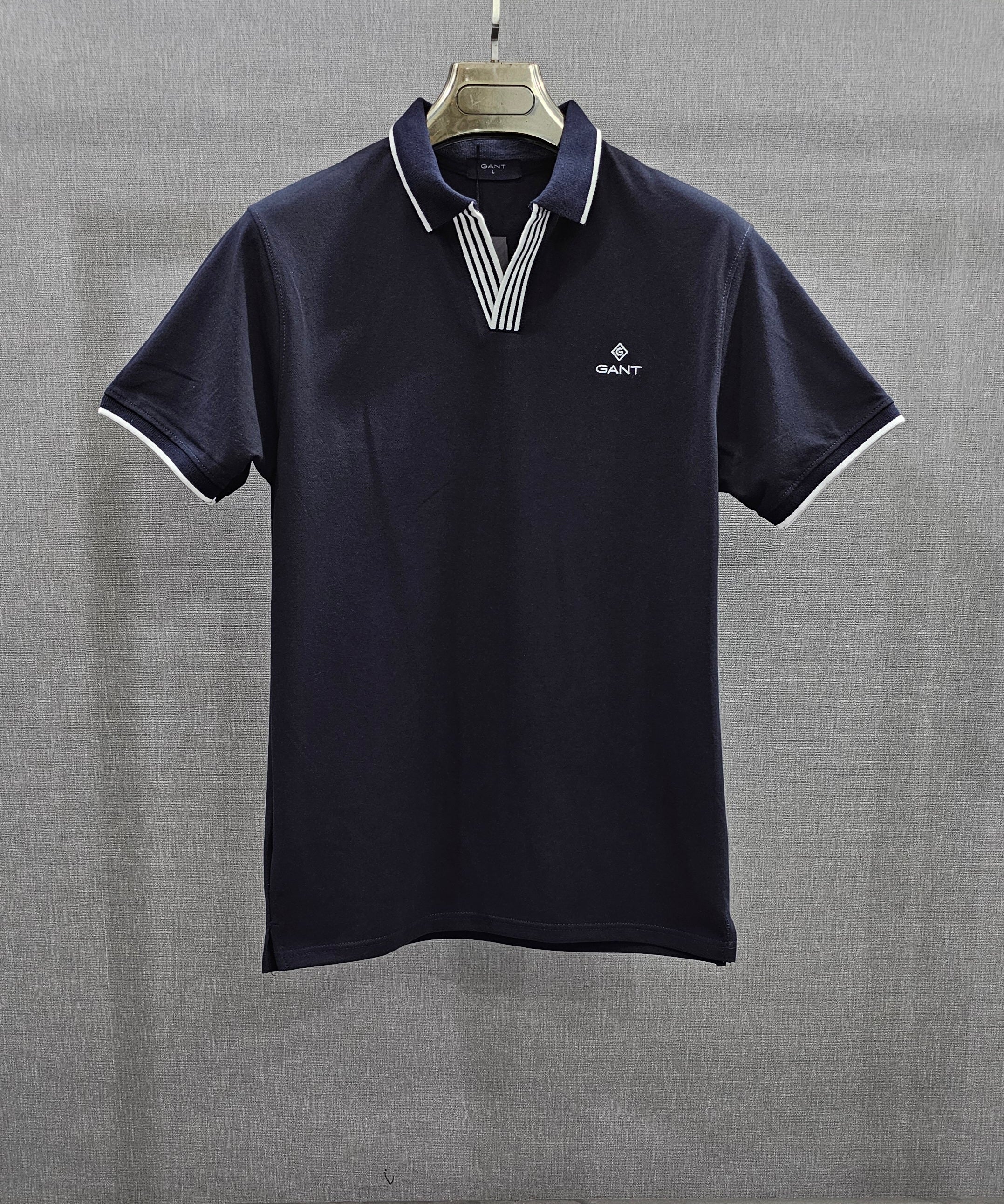 GT - JHONNY COLLAR STYLE PREMIUM POLO. NAVY BLUE