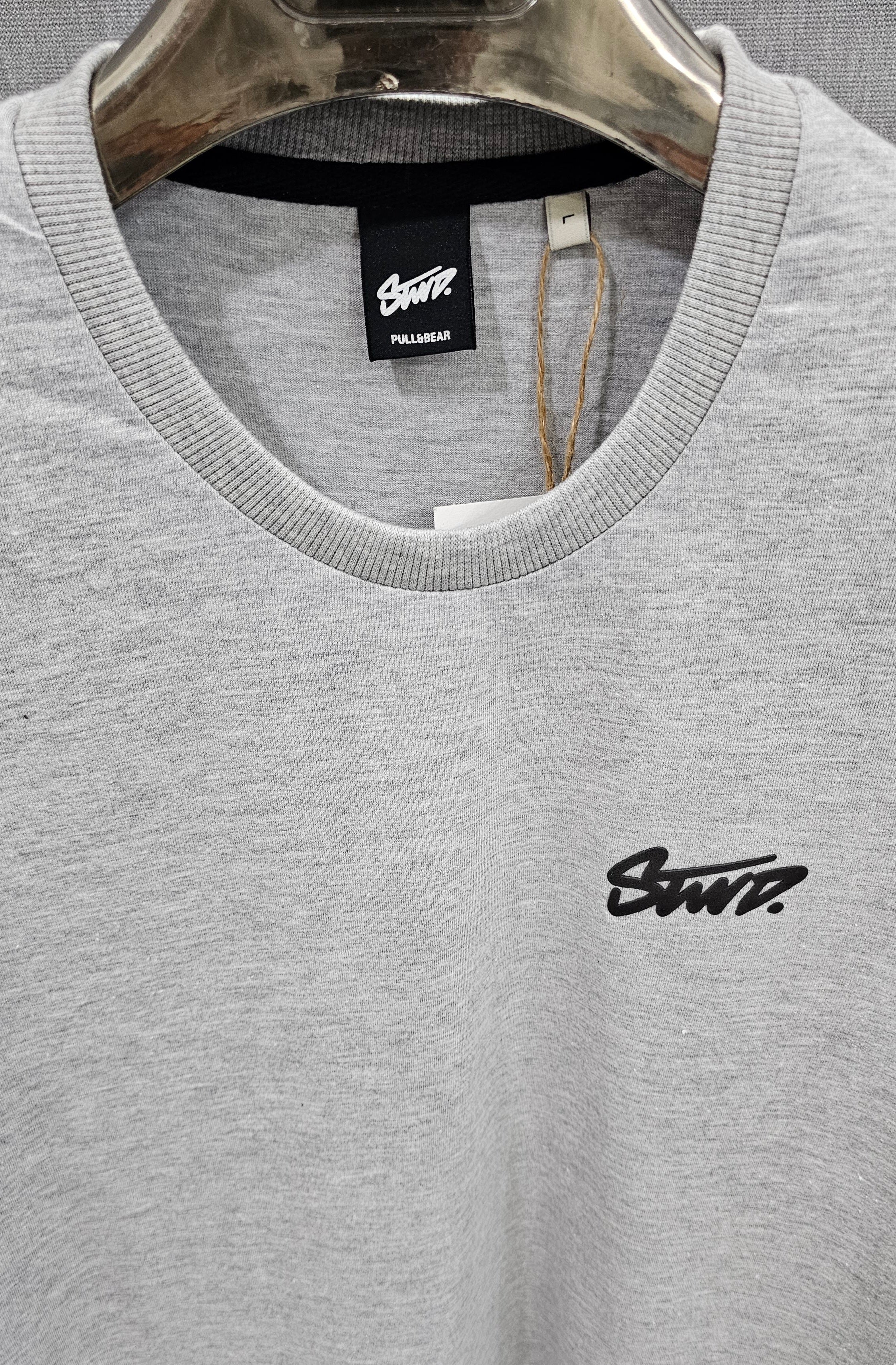 Stwd. Mens stretch Cotton Jersey Tshirts. Grey