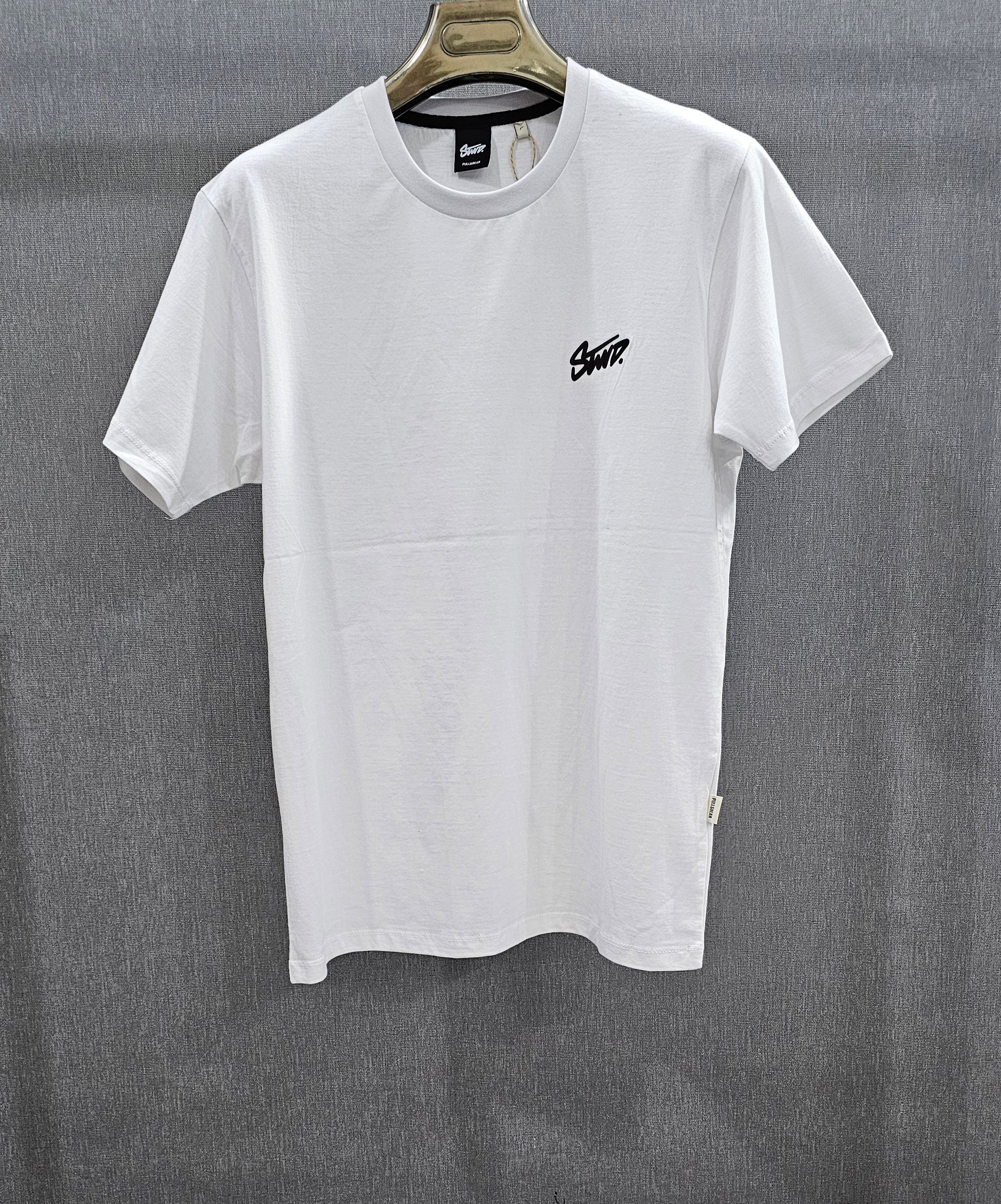 Stwd. Mens stretch Cotton Jersey Tshirts. White