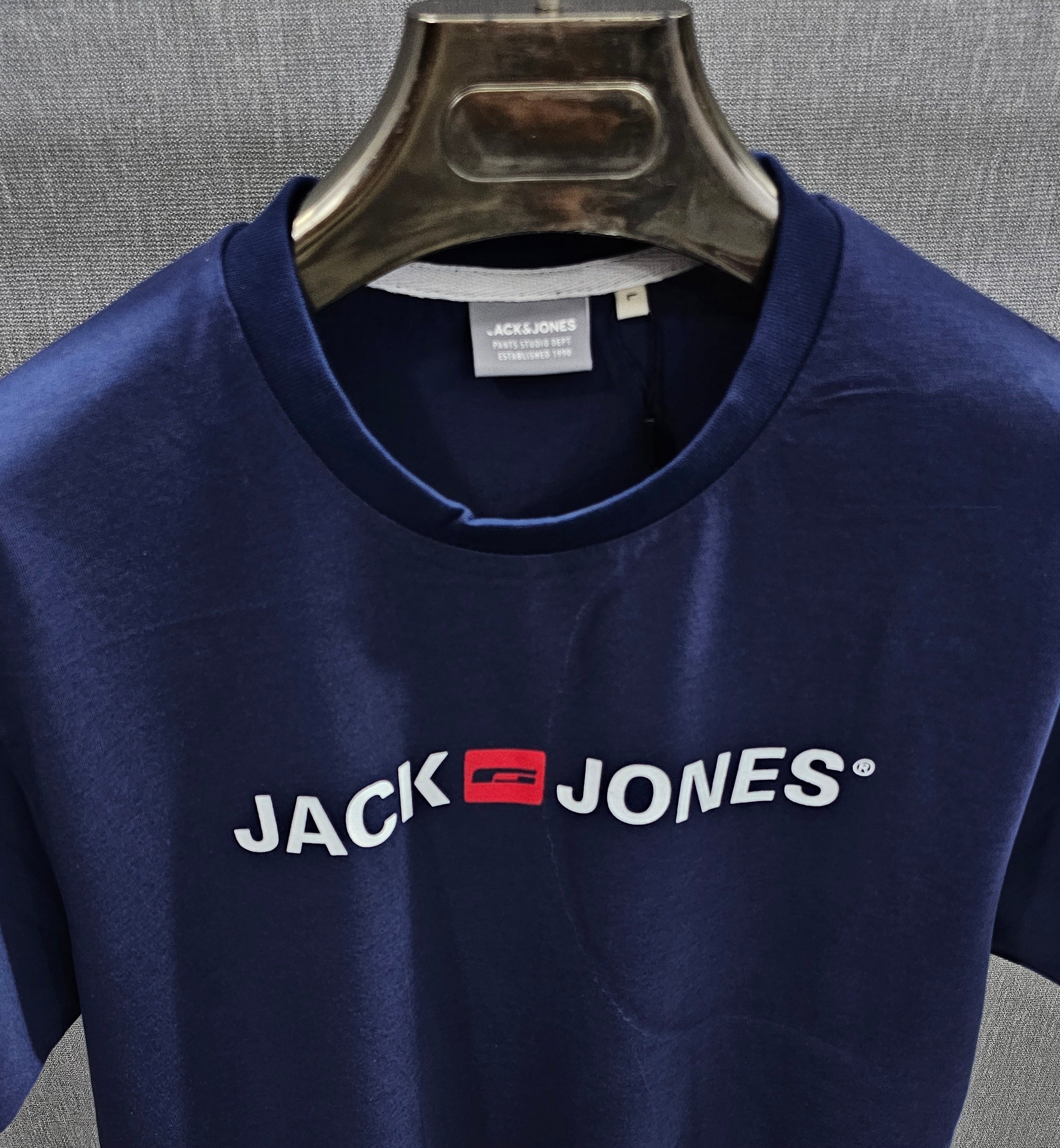 JCK . Mens stretch Cotton Jersey Tshirts. Navy Blue
