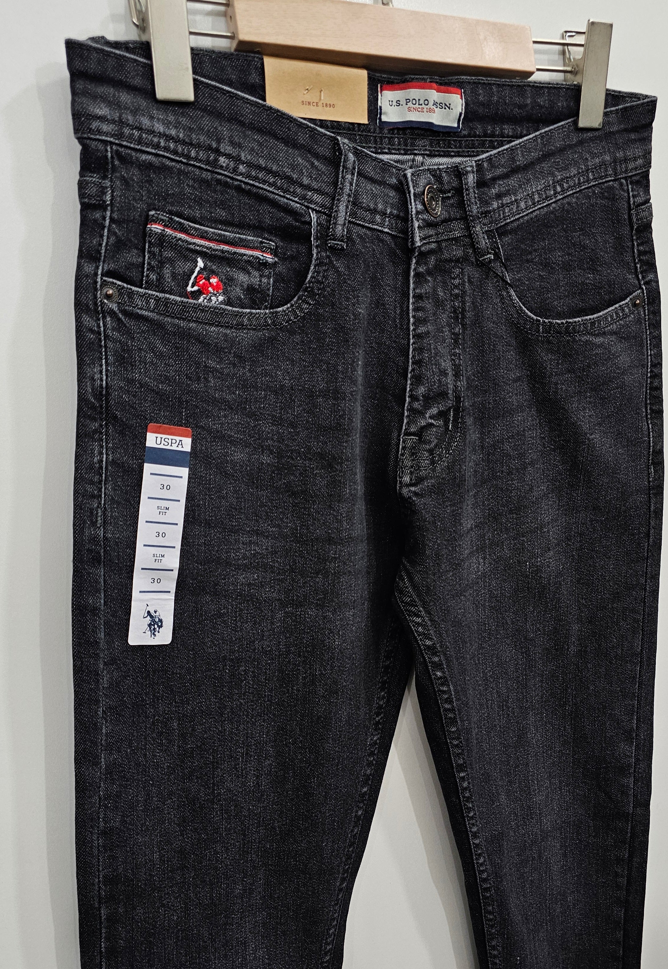 Mens Regular Fit Jeans, soft comfortable Stretch Denim Fabric, Faided Black colour.
