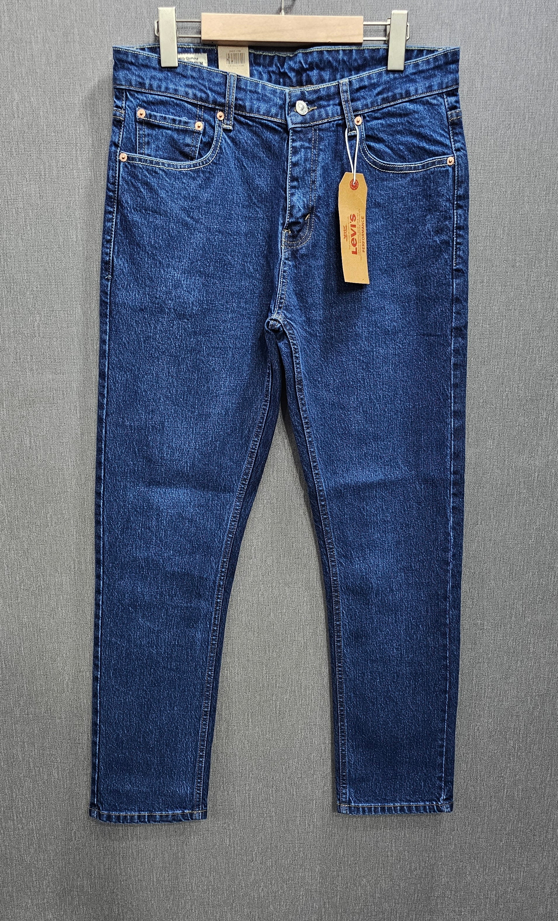 Mens Regular Fit Jeans, soft comfortable Stretch Denim Fabric, Blue Denim colour.