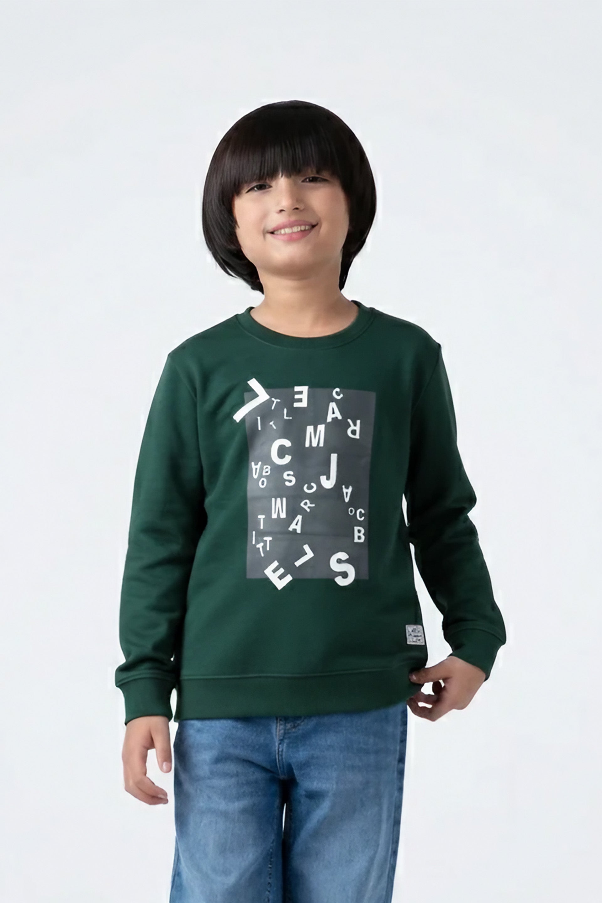 Boys sweat shirts, fleece fabric, warm & stylish for winters