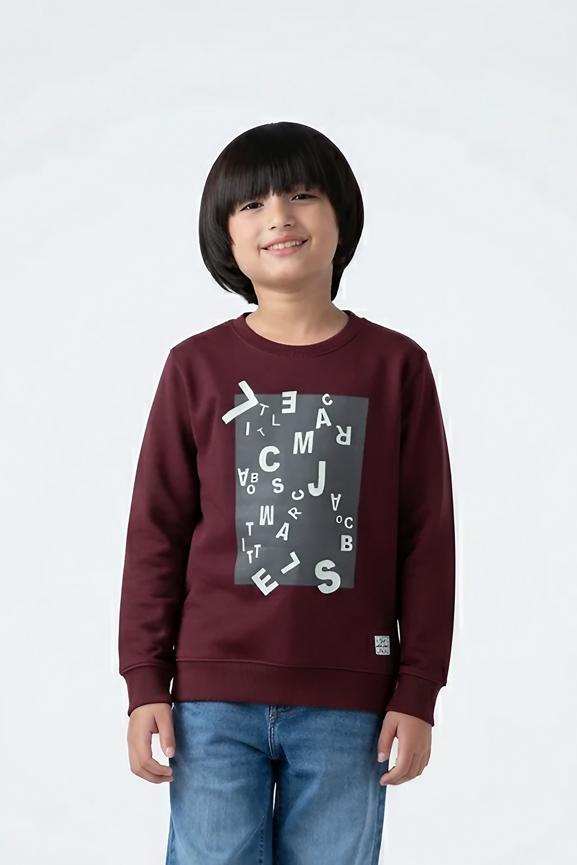 Boys sweat shirts, fleece fabric, warm & stylish for winters