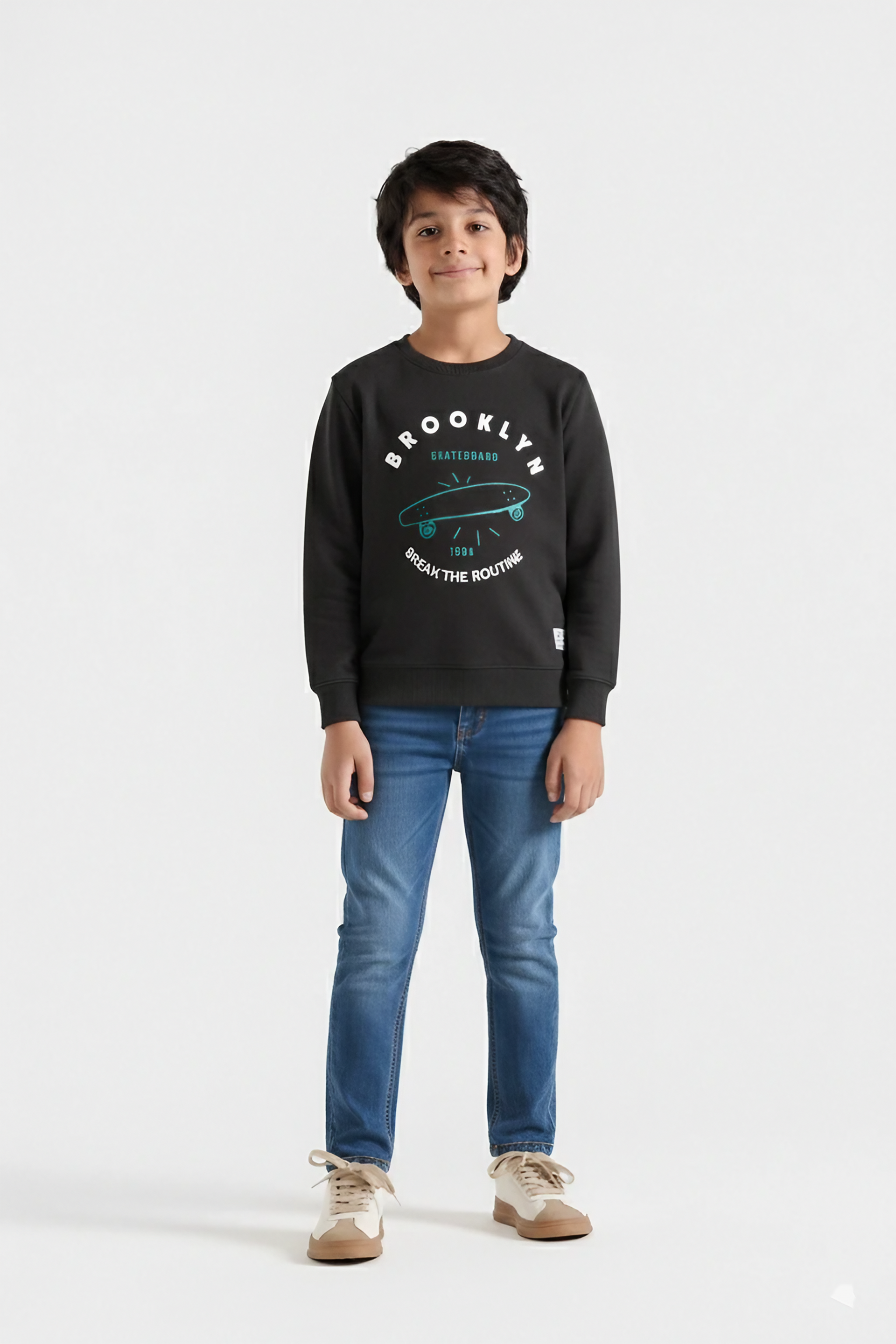 Boys sweat shirts, fleece fabric, warm & stylish for winters