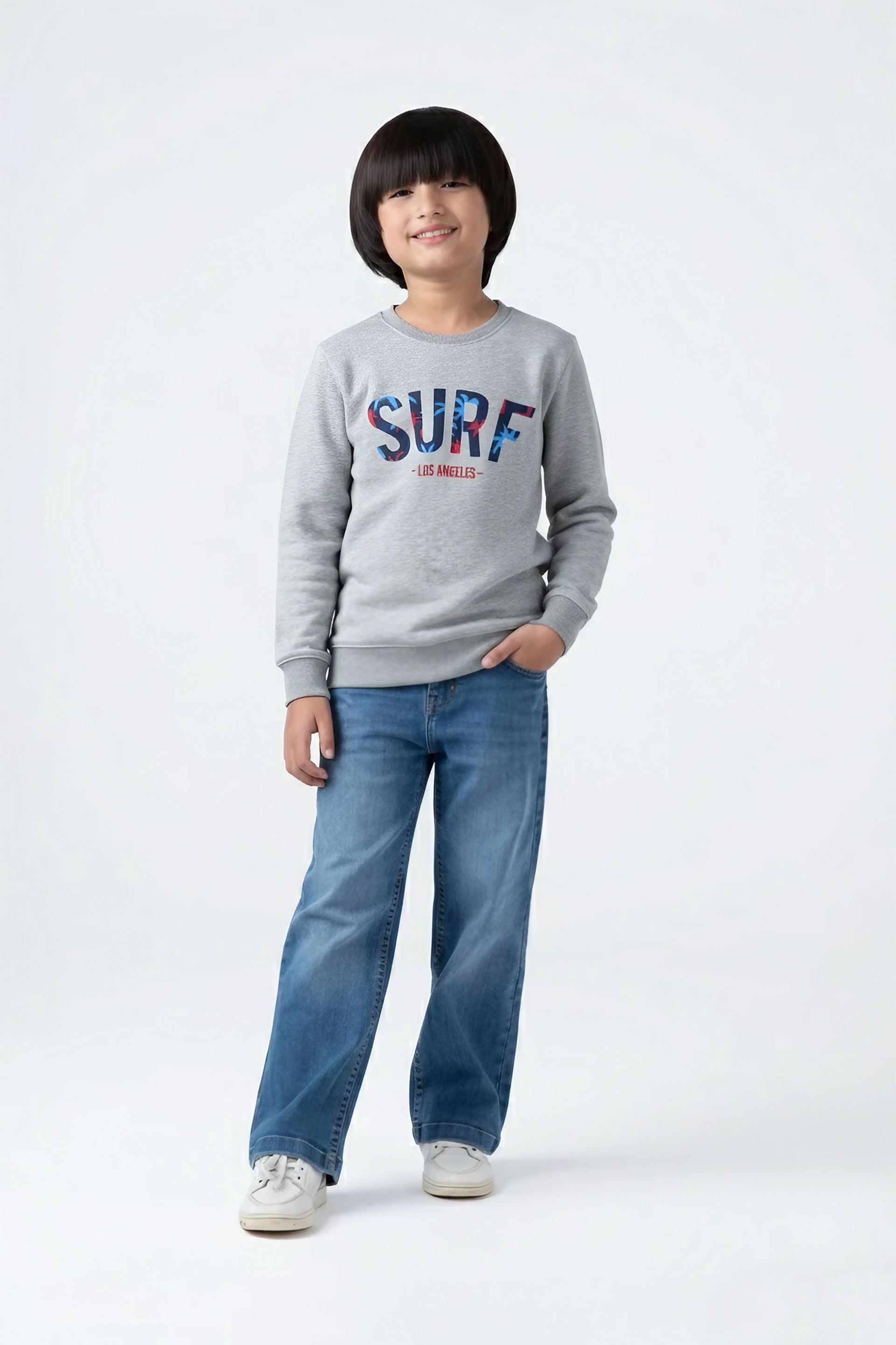 Boys sweat shirts, fleece fabric, warm & stylish for winters