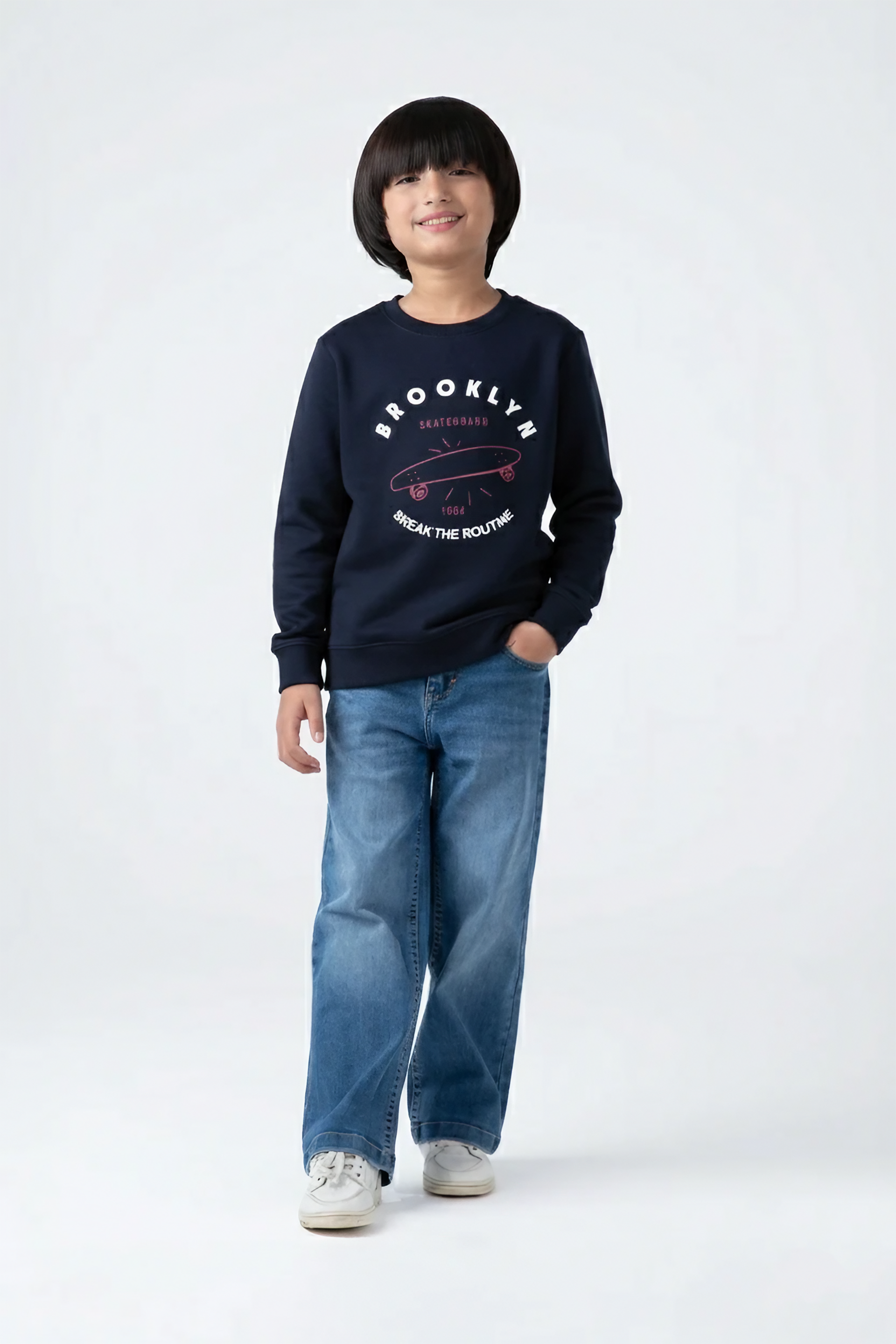 Boys sweat shirts, fleece fabric, warm & stylish for winters