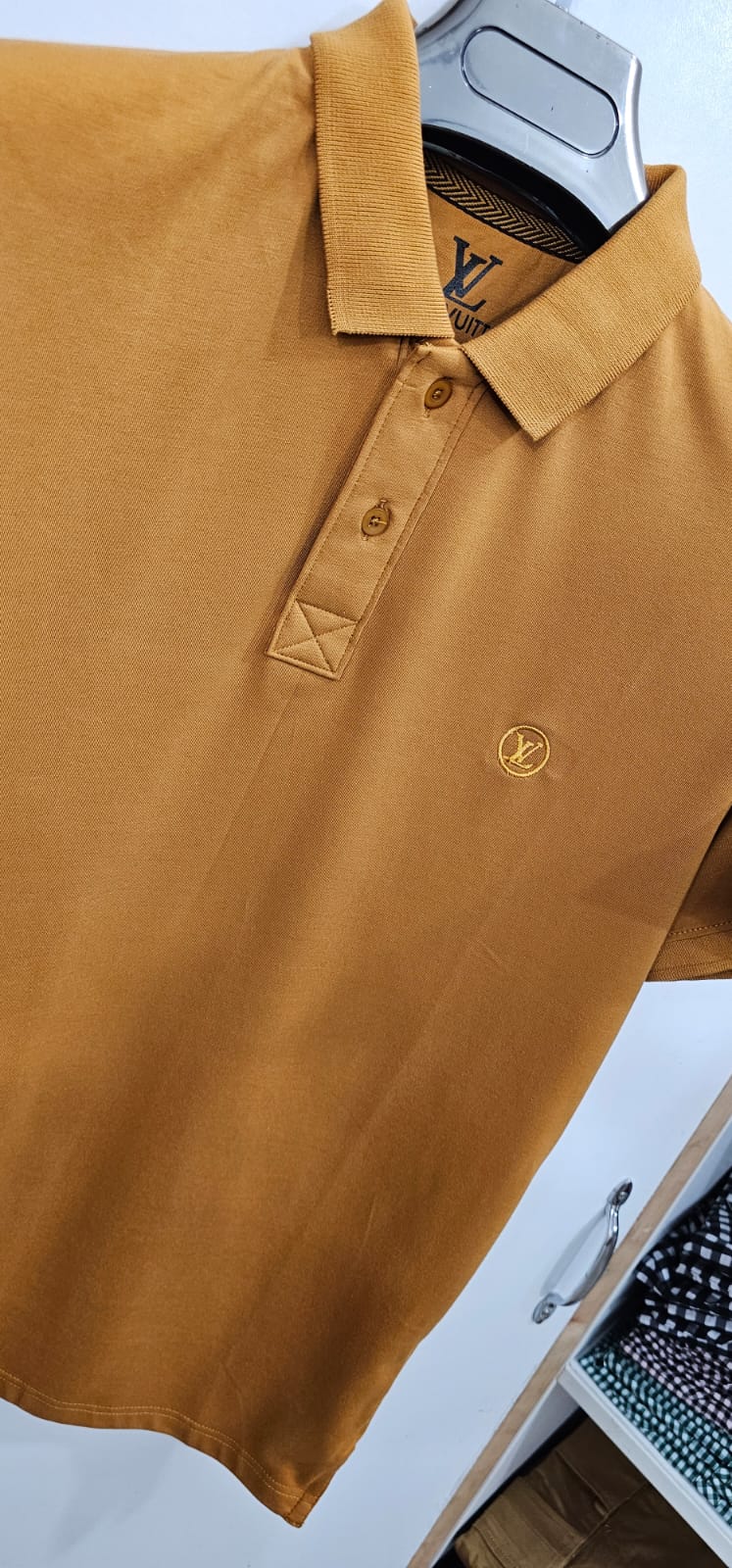 Polo Shirts For Men soft cotton lecra Jersey fabric.