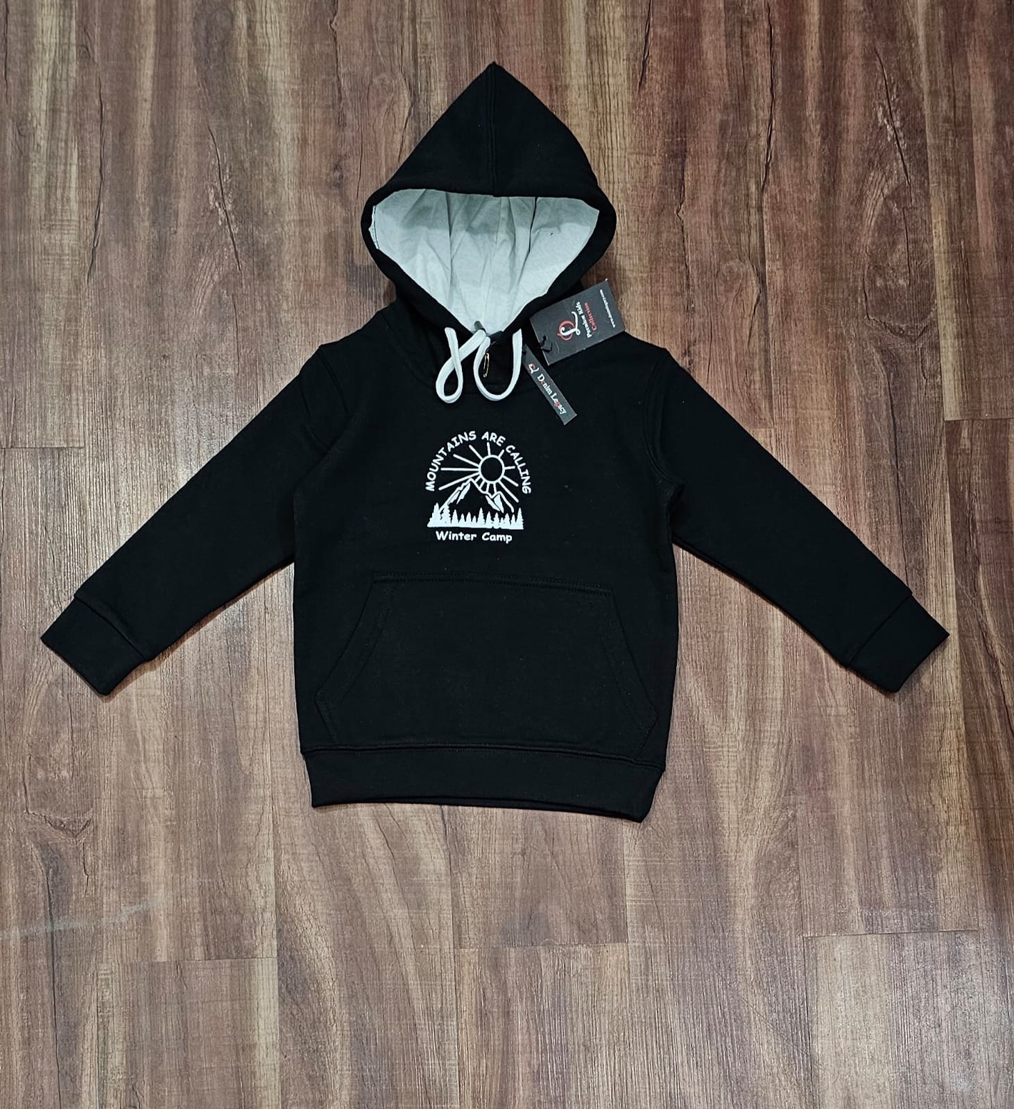 Black Boys Winter hoodies Cotton fleece fabric