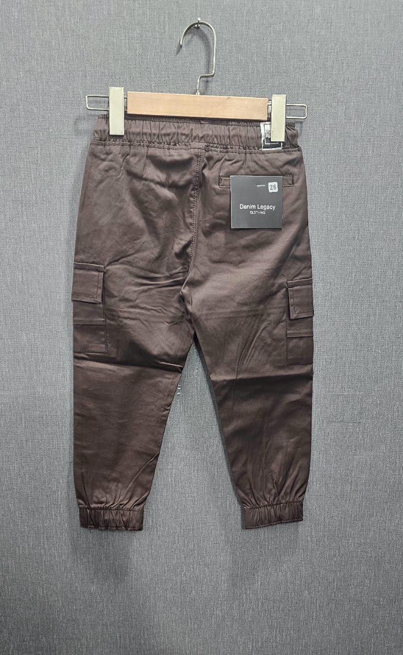 Brown Boys six pockets cottan trousers