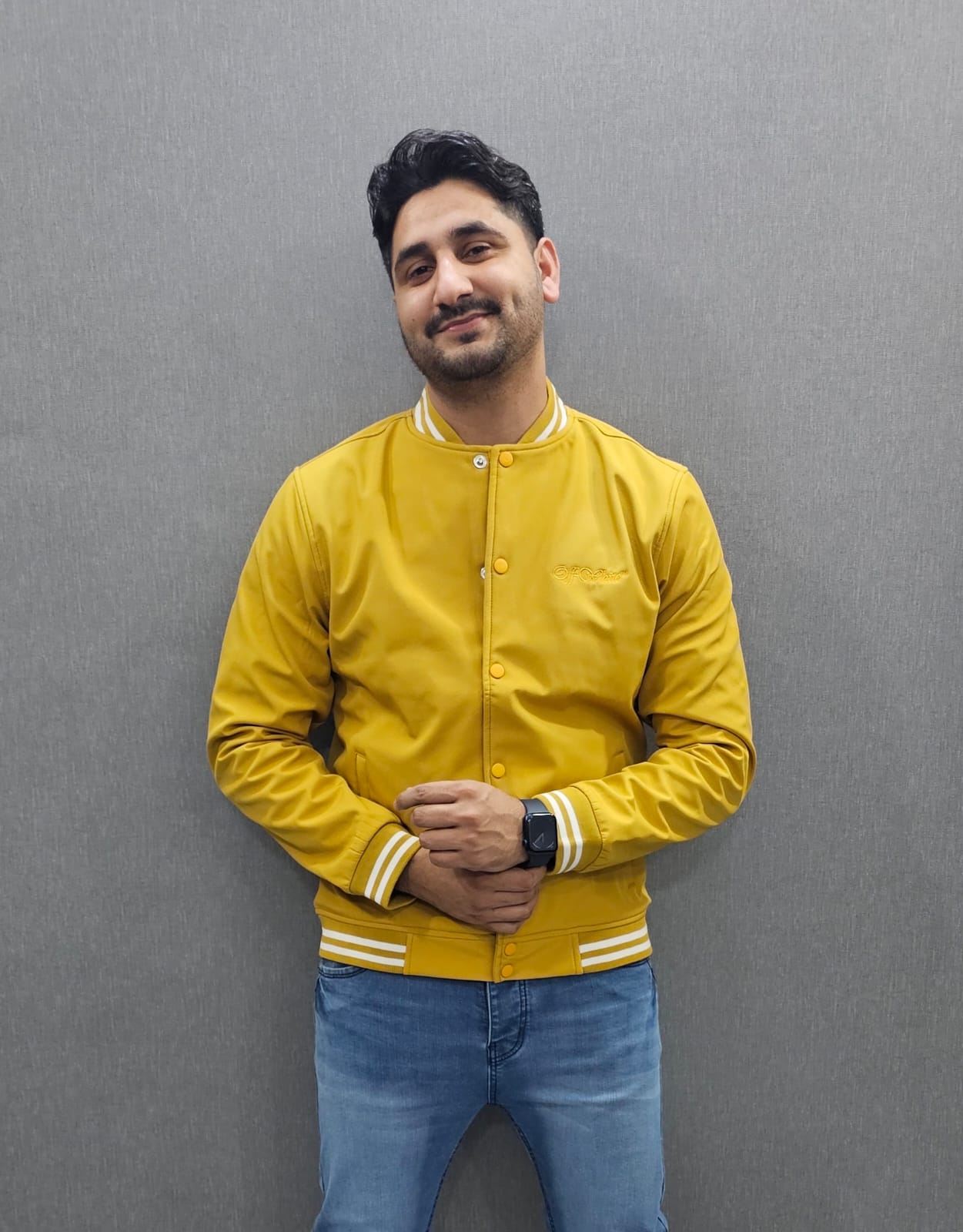 Mustard OW Mens Winter Jackets Wind breaker imported fabric