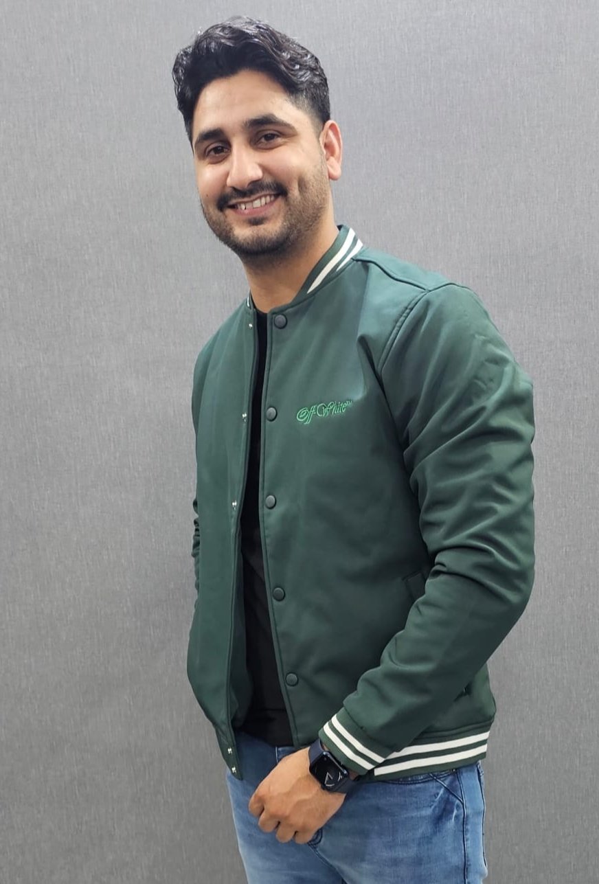 Green OW Mens Winter Jackets Wind breaker imported fabric