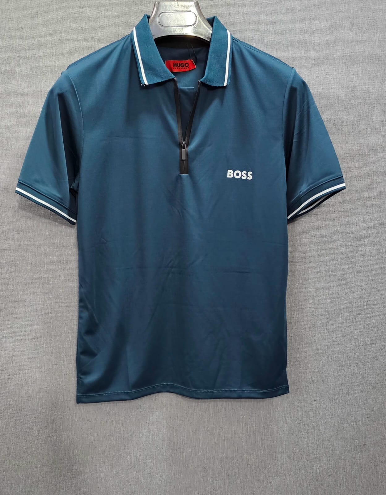 Mens Drifit polo shirts, stretch soft fabric Taurquise