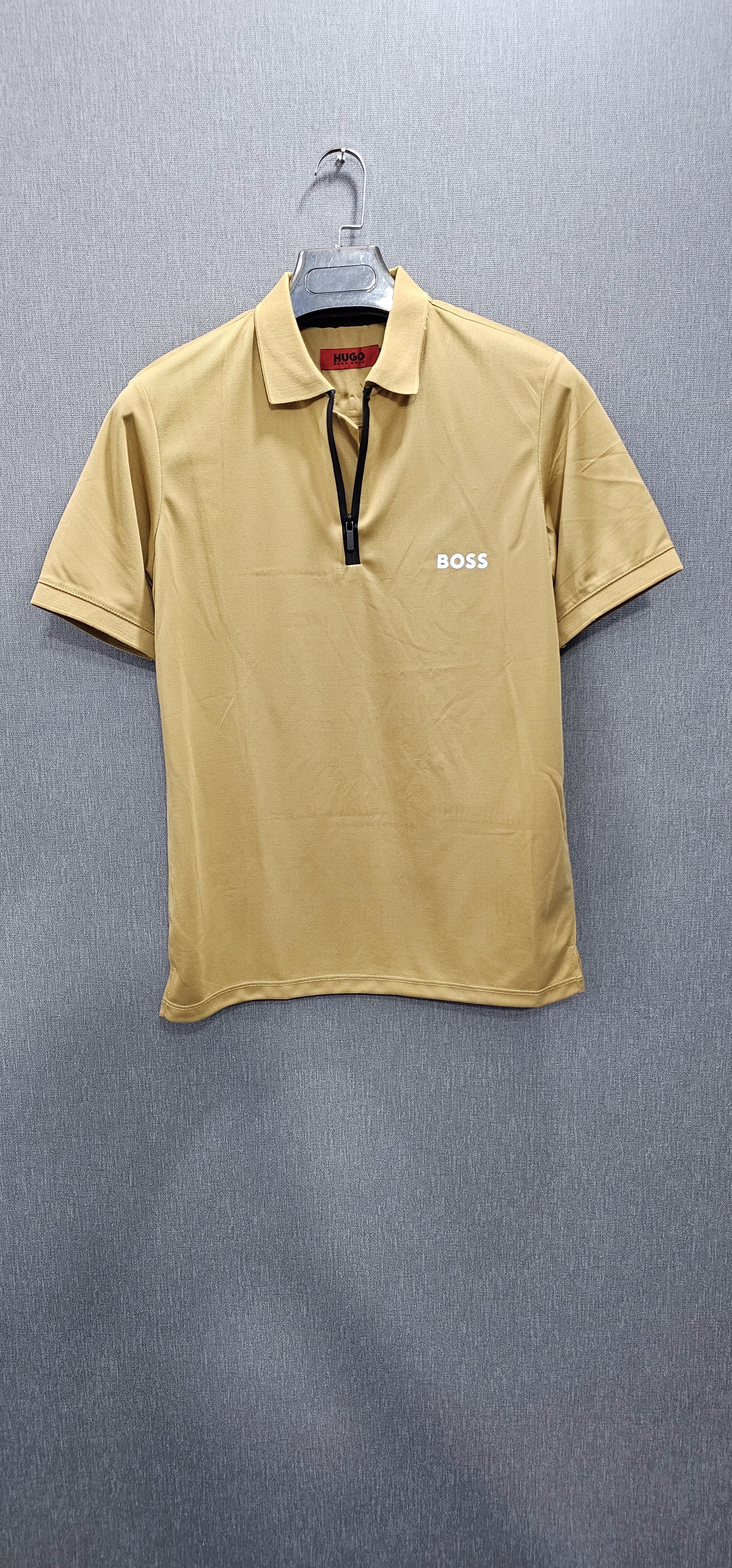 Mens Drifit polo shirts, stretch soft fabric Khakhi