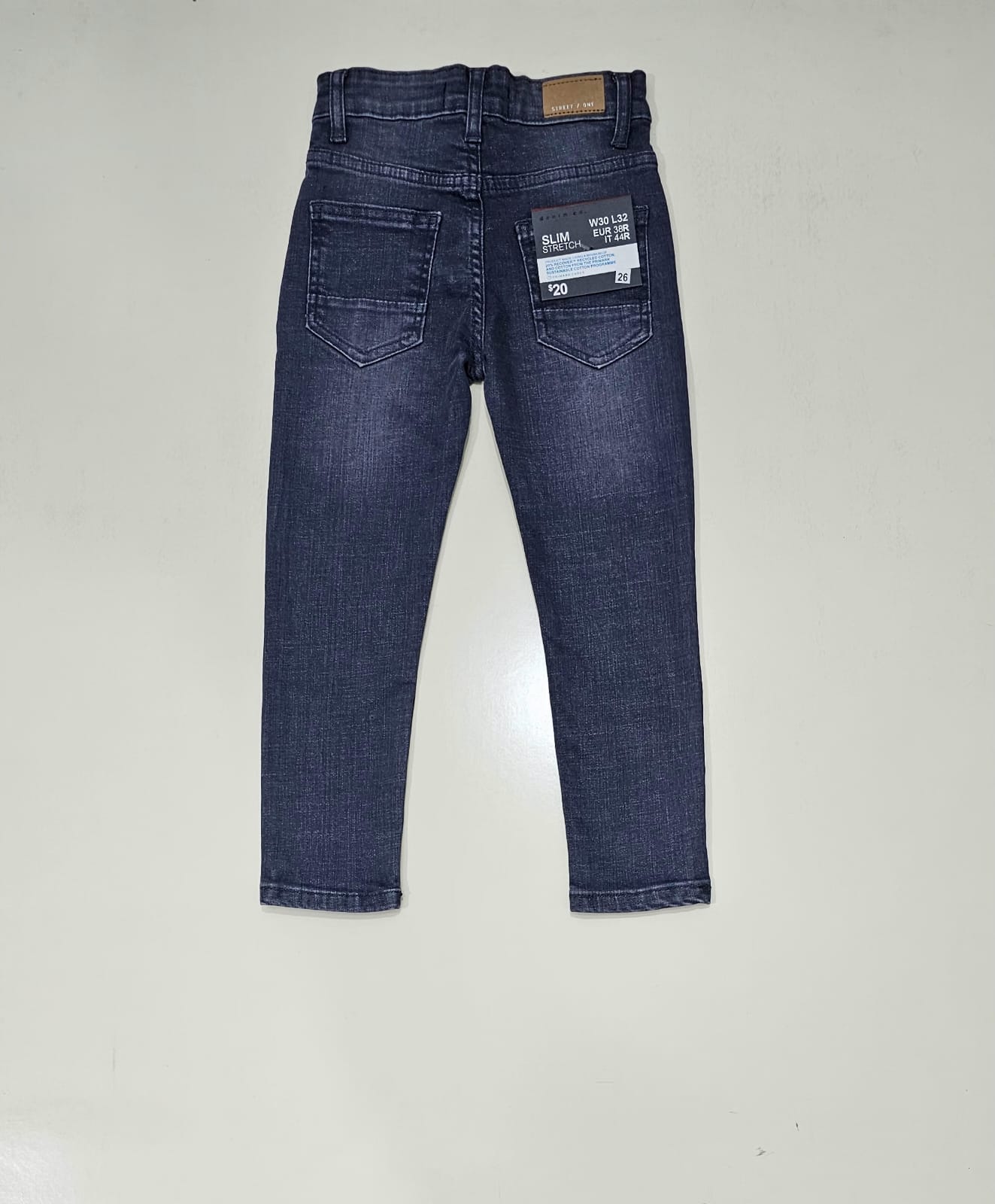 Boys Regular Fit jeans, soft comfortable Stretch denim fabric Grey