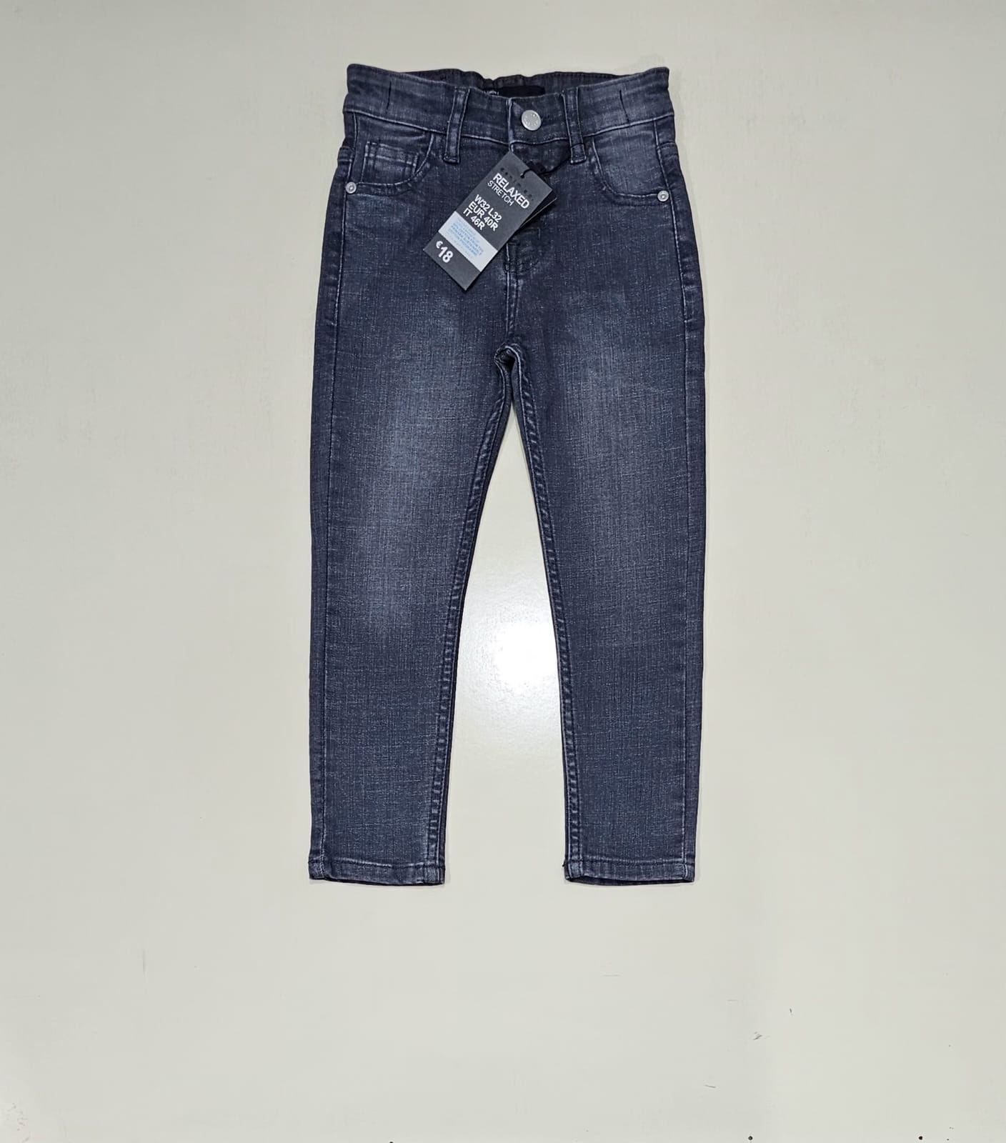 Boys Regular Fit jeans, soft comfortable Stretch denim fabric Grey