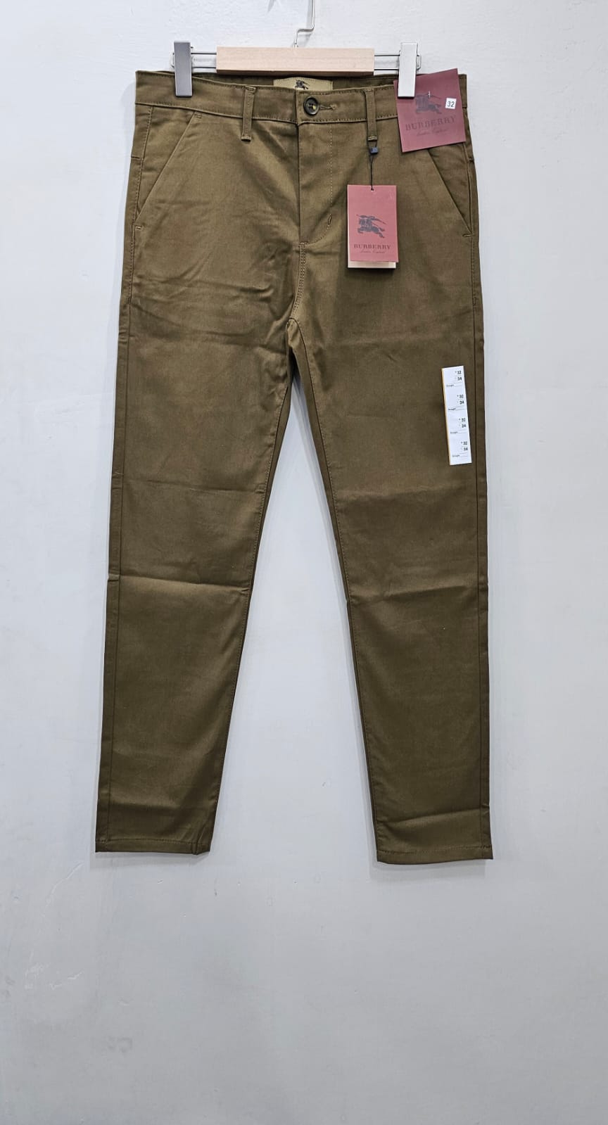 Men Cotton Jeans Brown