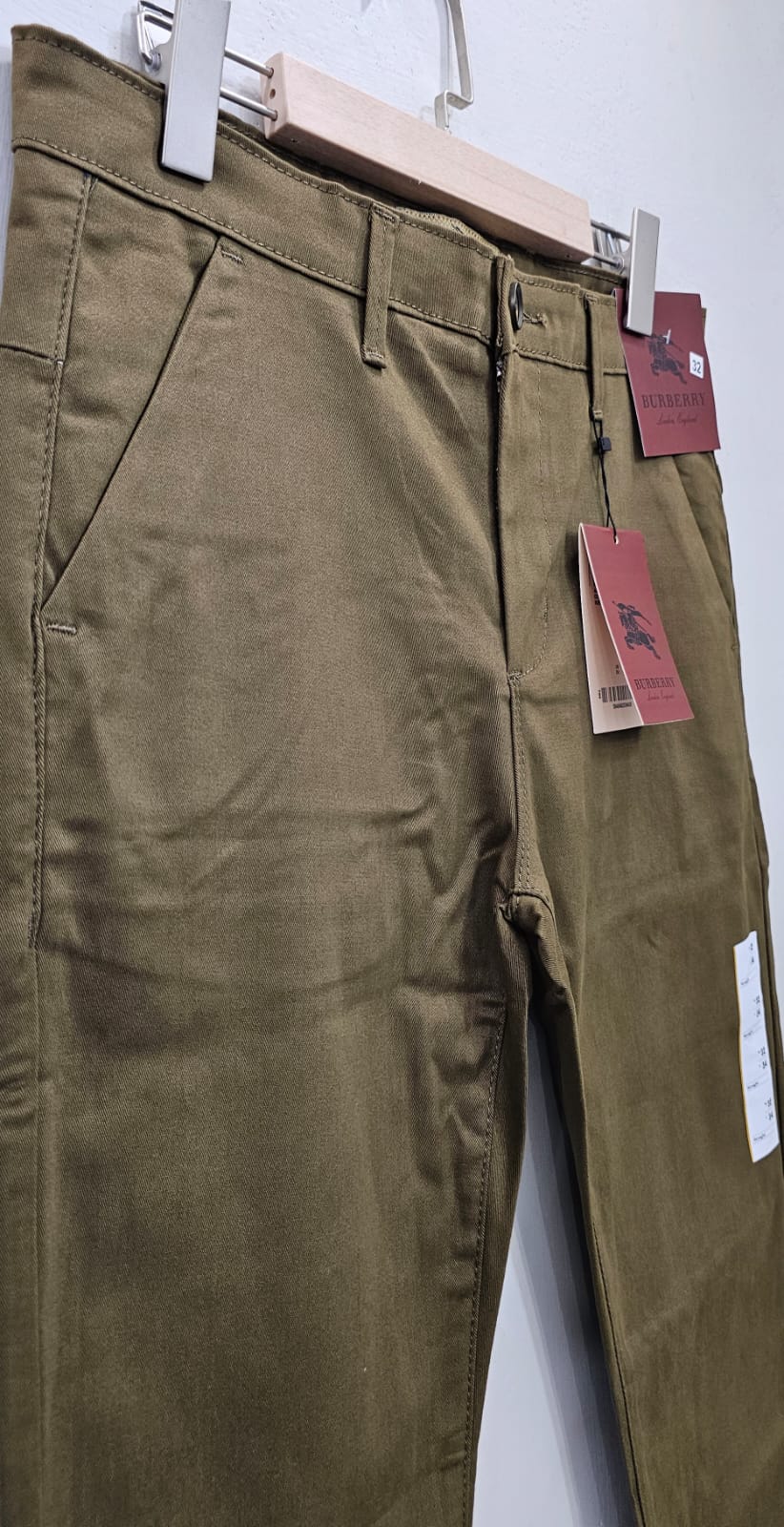 Men Cotton Jeans Brown