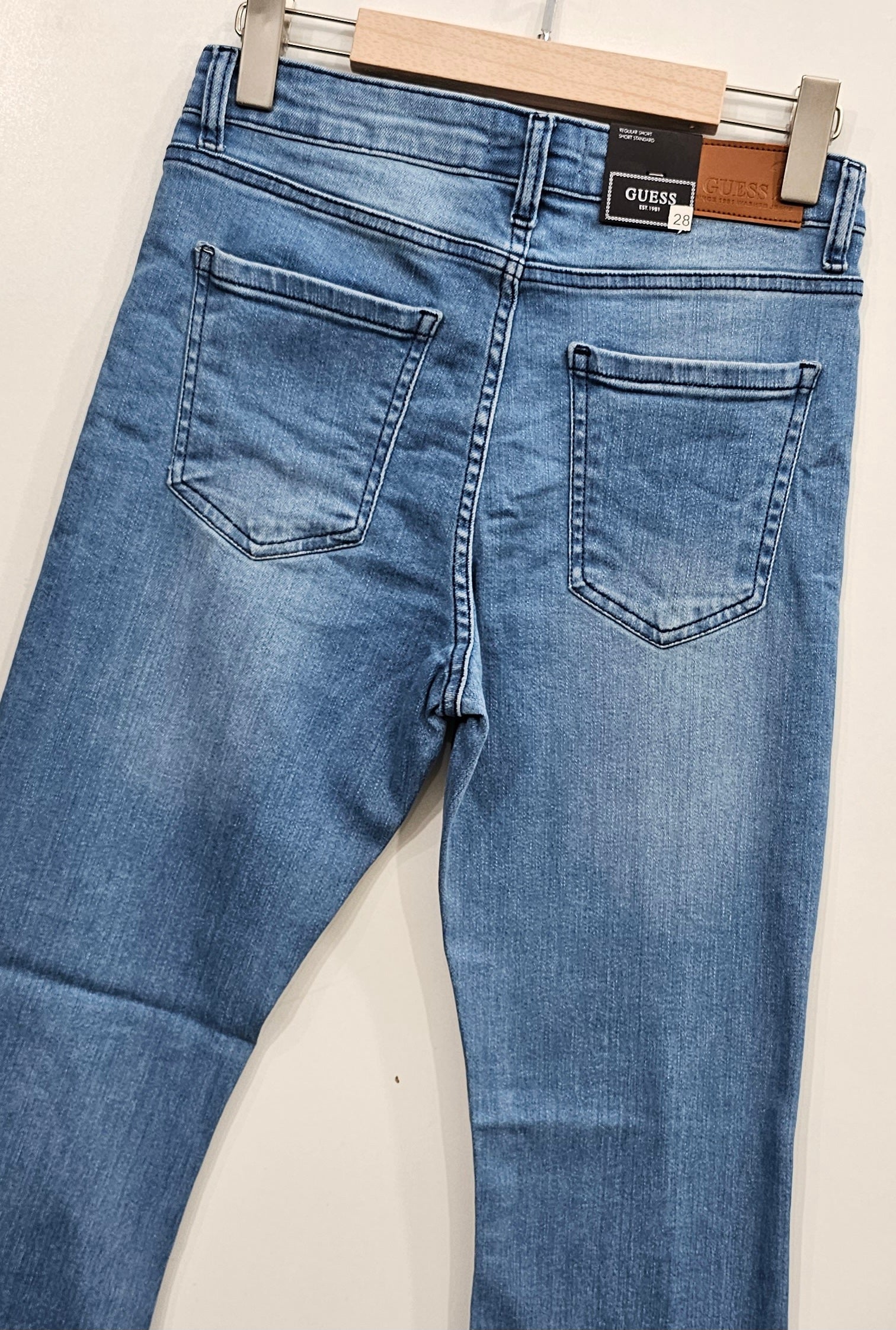 Sky Blue Bell Bottom stretch Ladies Jeans