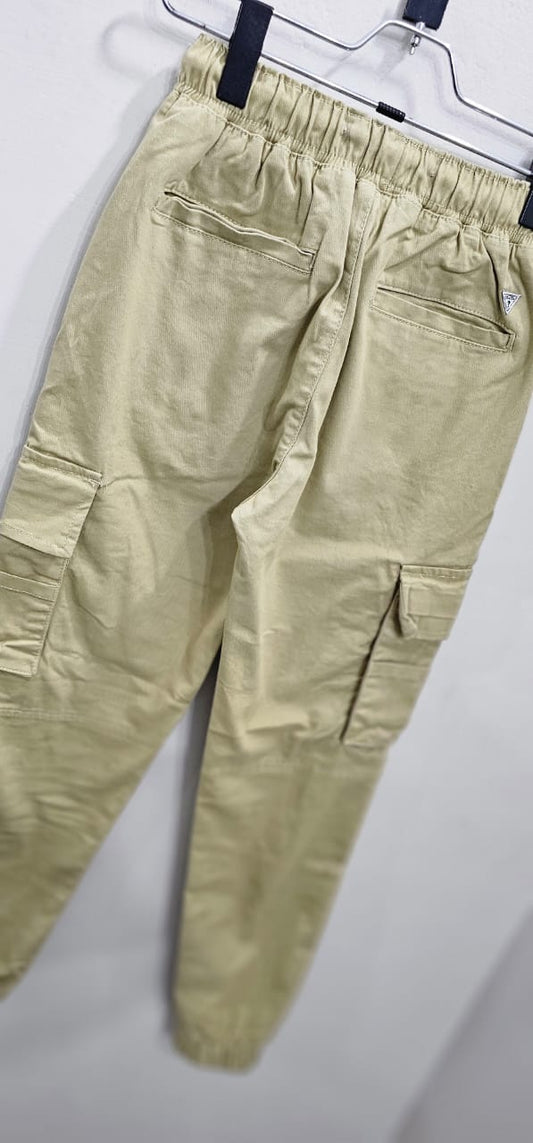 Mens Six pocket cotton stretch trousers