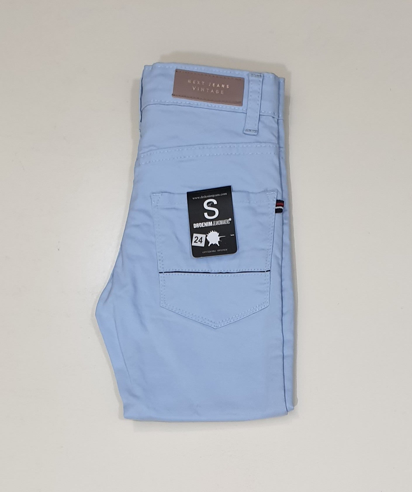 Sky Blue Cotton Jeans for Boys