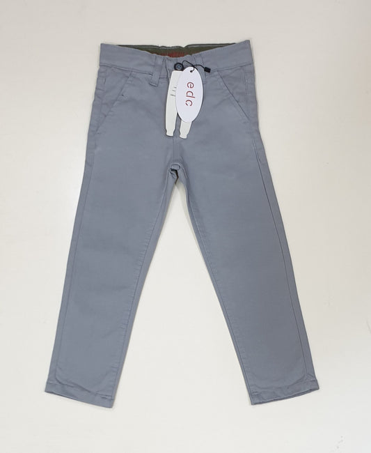 Grey Cotton Jeans for Boys