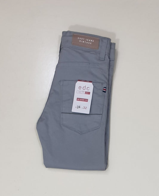 Grey Cotton Jeans for Boys