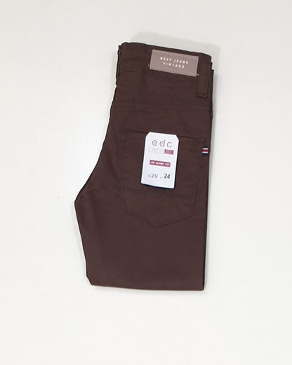 Chocolate Brown Cotton Jeans for Boys