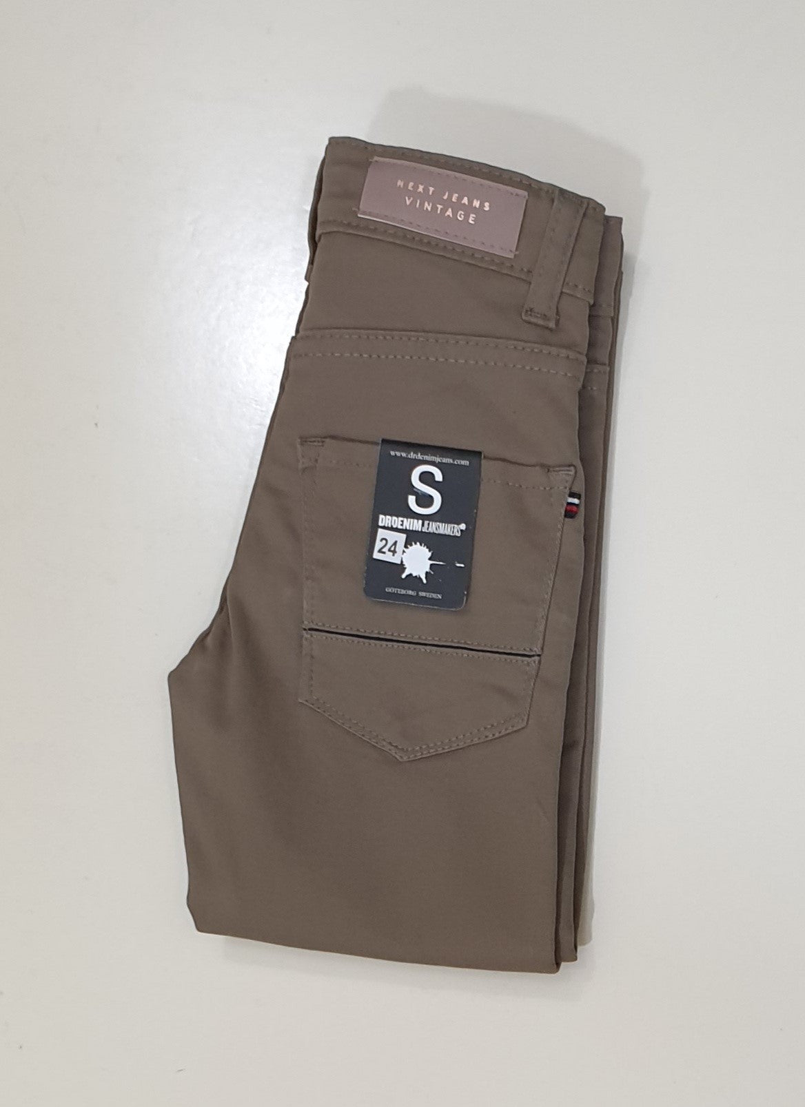 Brown Cotton Jeans for Boys