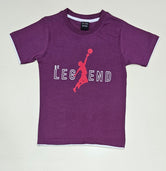 Boys Fashion T-shirts cotton jersey, Burgandy colour with contrast fabric.