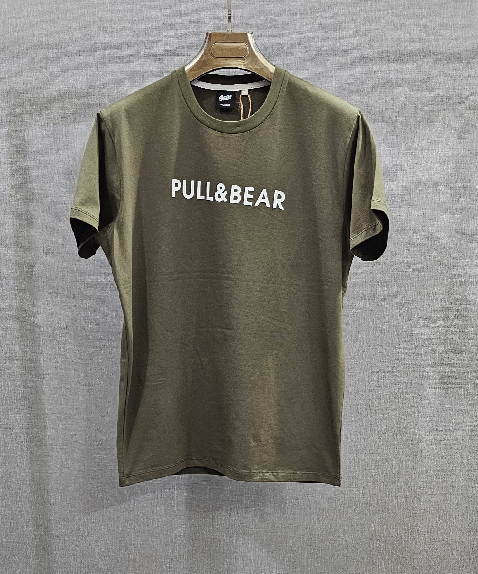 Mens Lecra Cotton Jersey Tshirt, Olive Green colour.