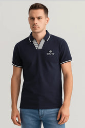 GT - JHONNY COLLAR STYLE PREMIUM POLO. NAVY BLUE
