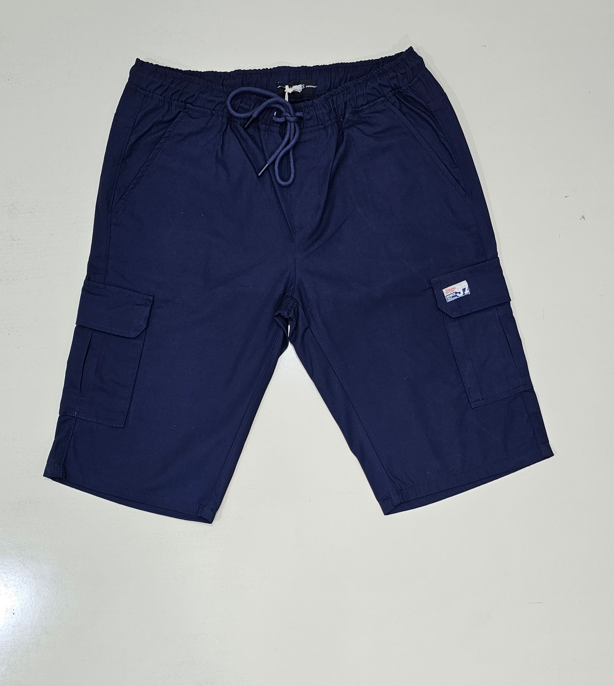 GUS. Mens Cotton 6 pocket Shorts. Navy Blue