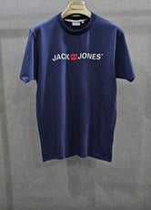 JCK . Mens stretch Cotton Jersey Tshirts. Navy Blue