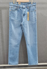 Mens Regular Fit Jeans, soft comfortable Stretch Denim Fabric, Sky blue.