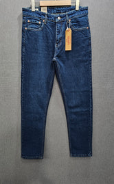 Mens Regular Fit Jeans, soft comfortable Stretch Denim Fabric, Dark Blue colour.
