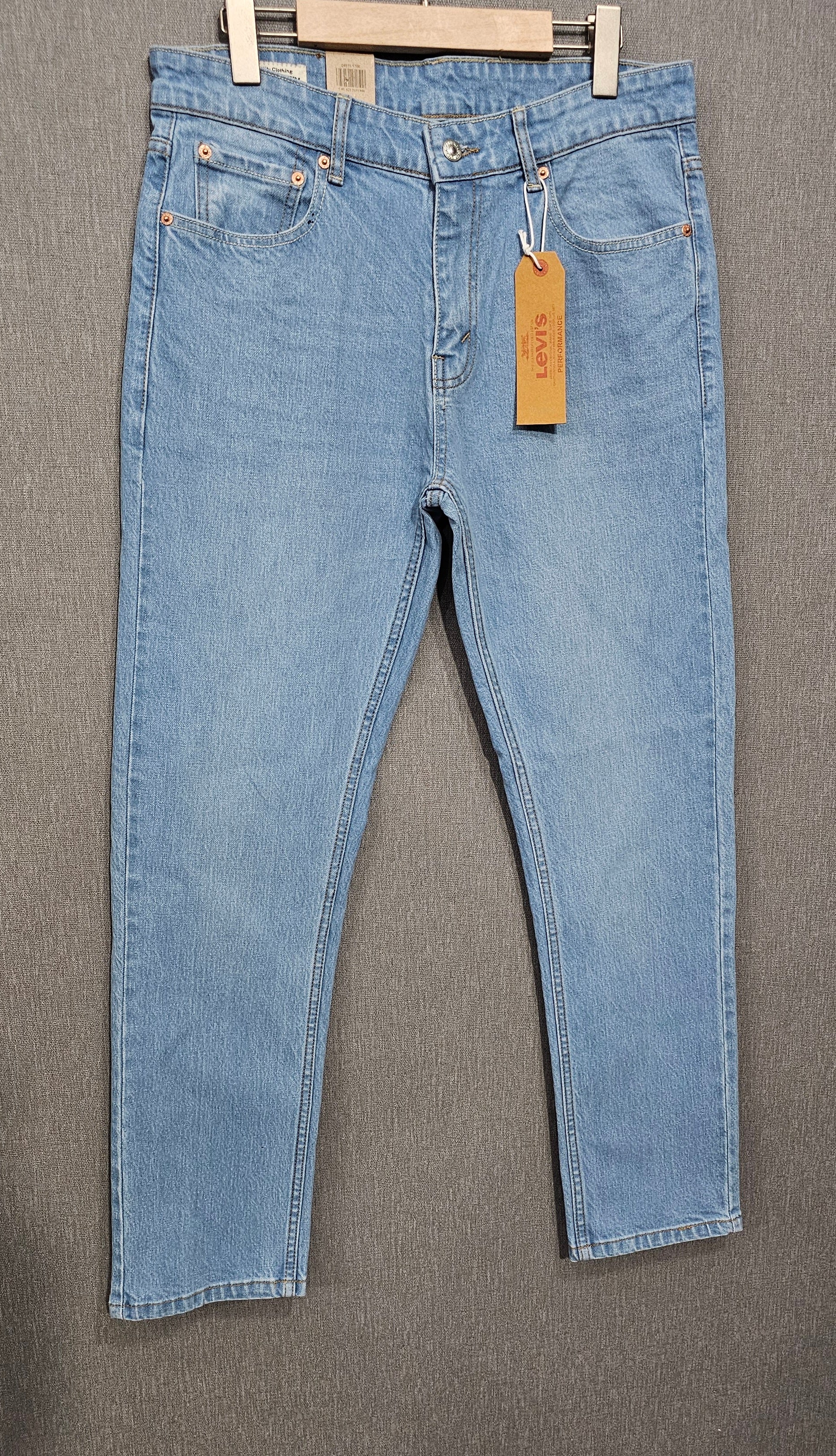 Mens Regular Fit Jeans, soft comfortable Stretch Denim Fabric, Sky Blue colour.