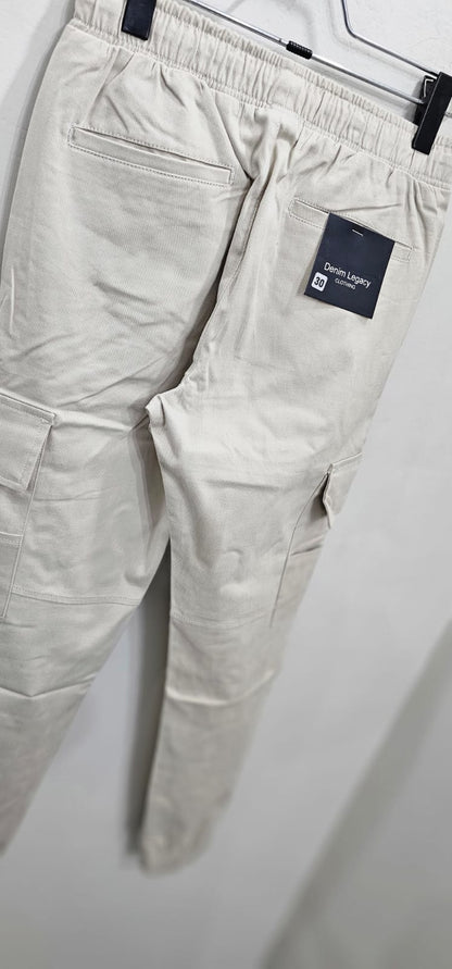 Mens Six pocket cotton stretch trousers