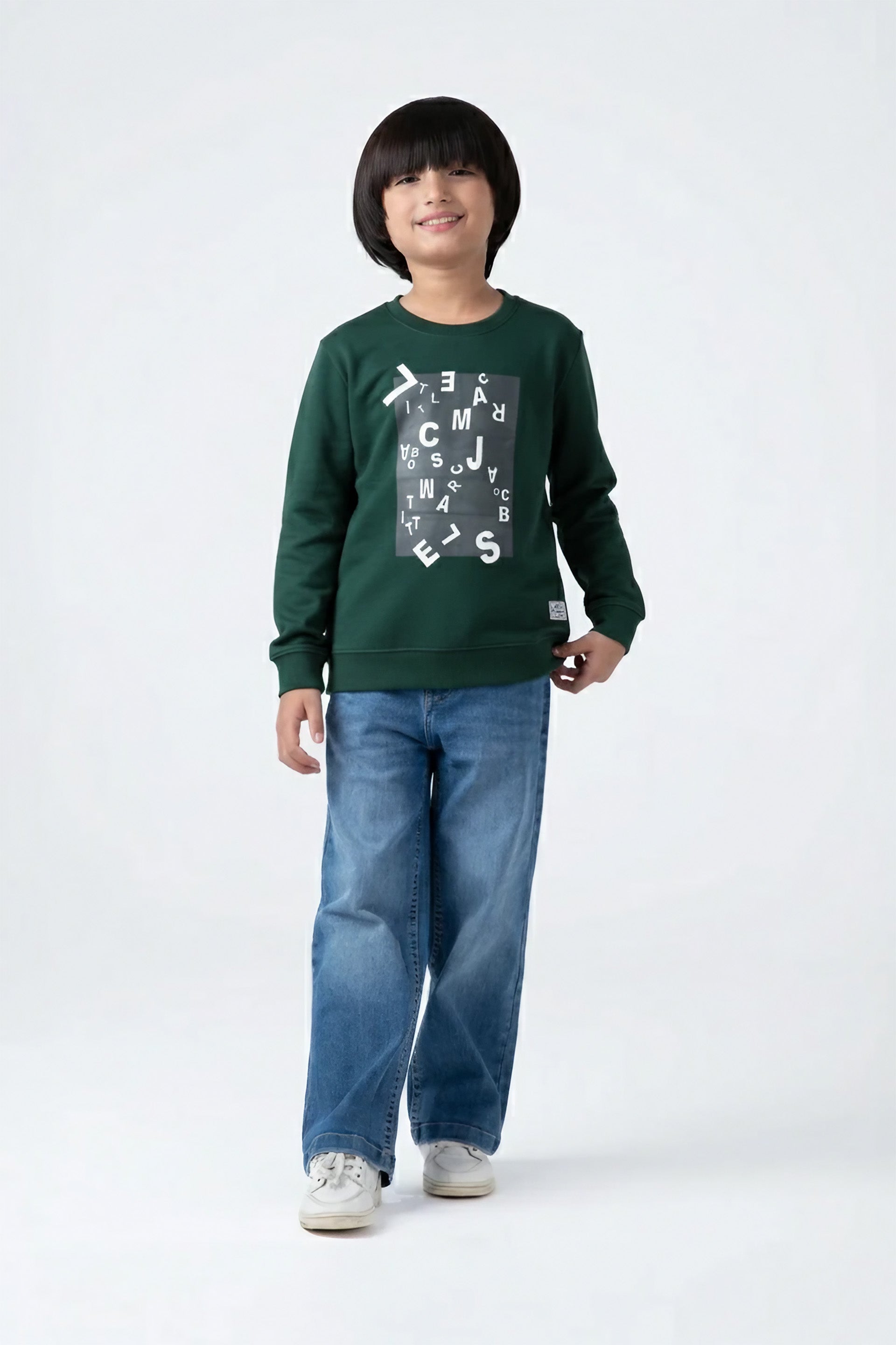Boys sweat shirts, fleece fabric, warm & stylish for winters