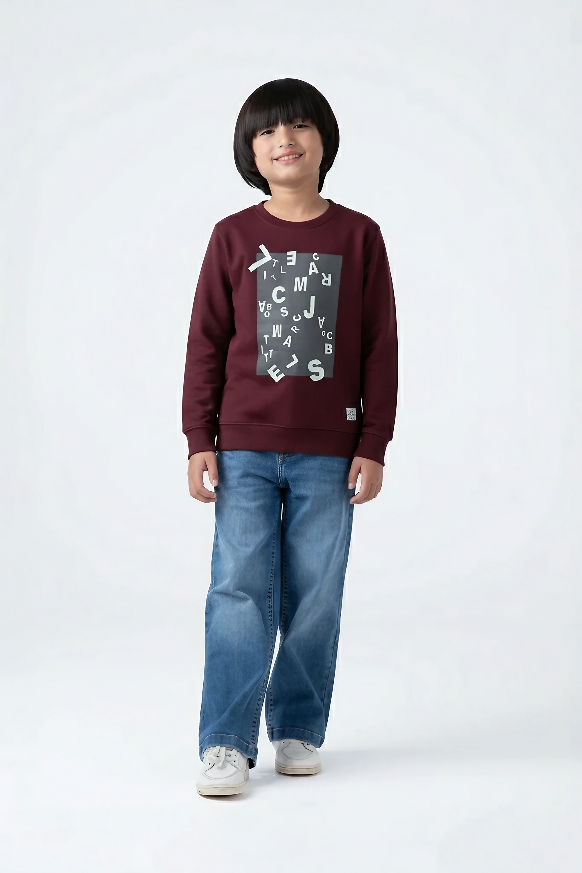 Boys sweat shirts, fleece fabric, warm & stylish for winters