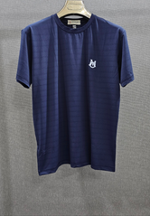 MCLR. Mens Drifit imported fabric Tshirts. Navy blue