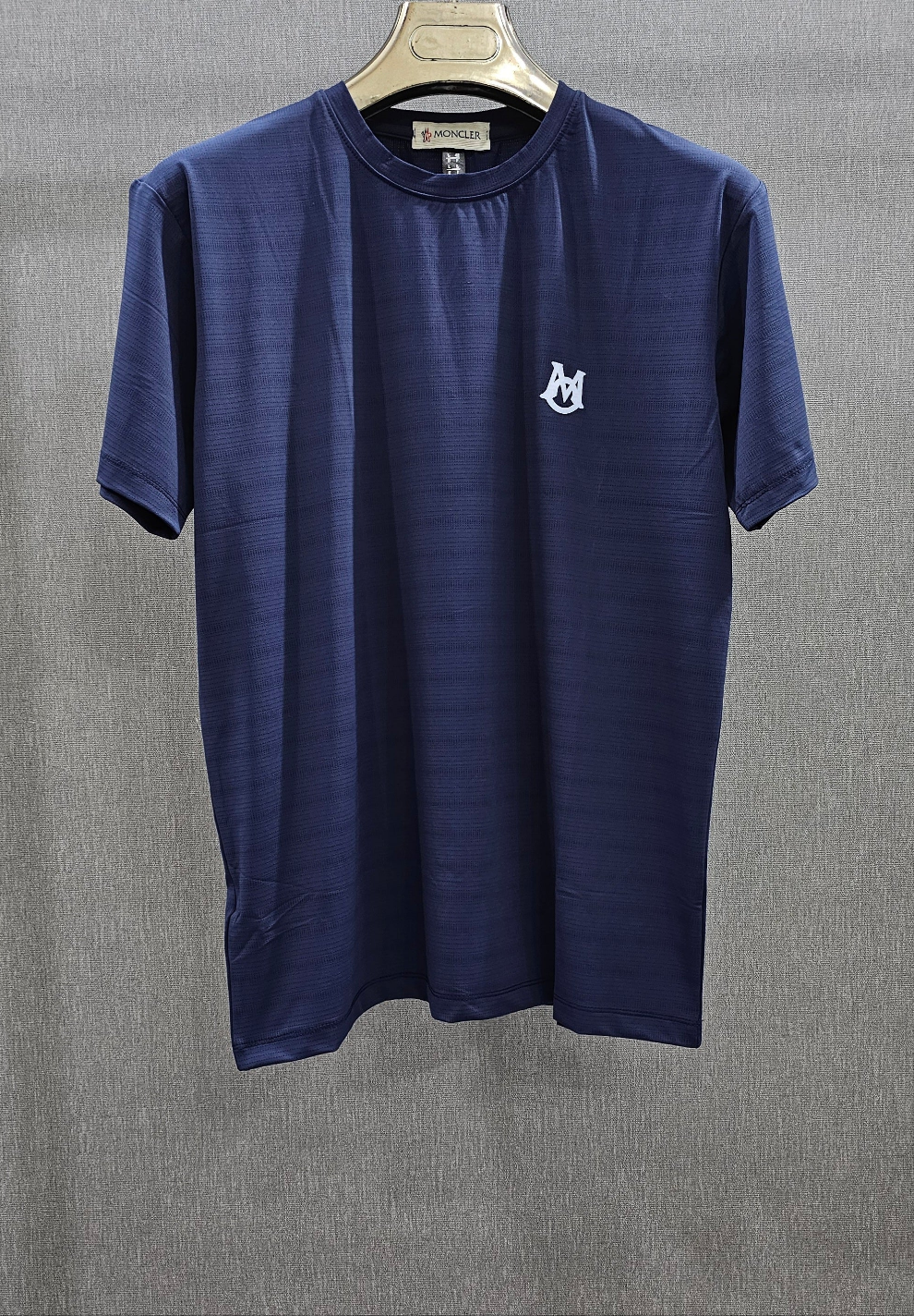 MCLR. Mens Drifit imported fabric Tshirts. Navy blue
