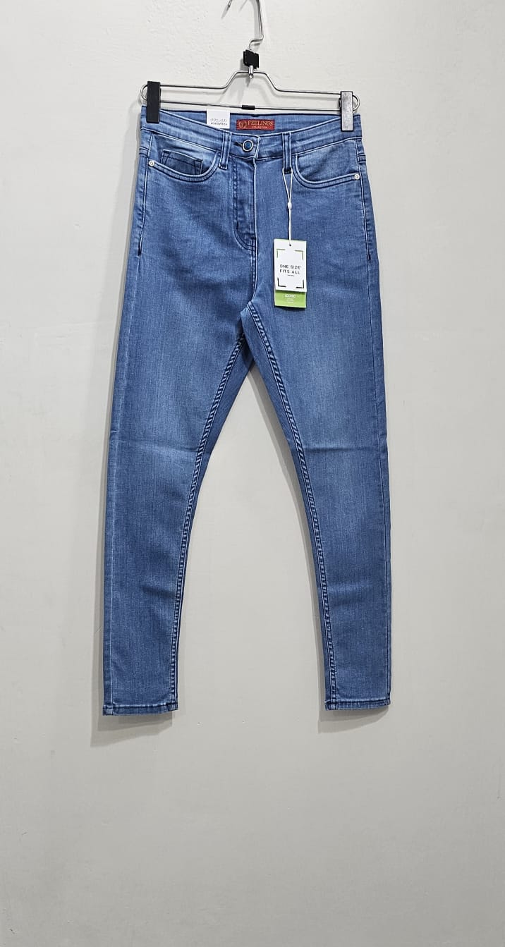 Light Blue strerch Skinny Ladies Jeans